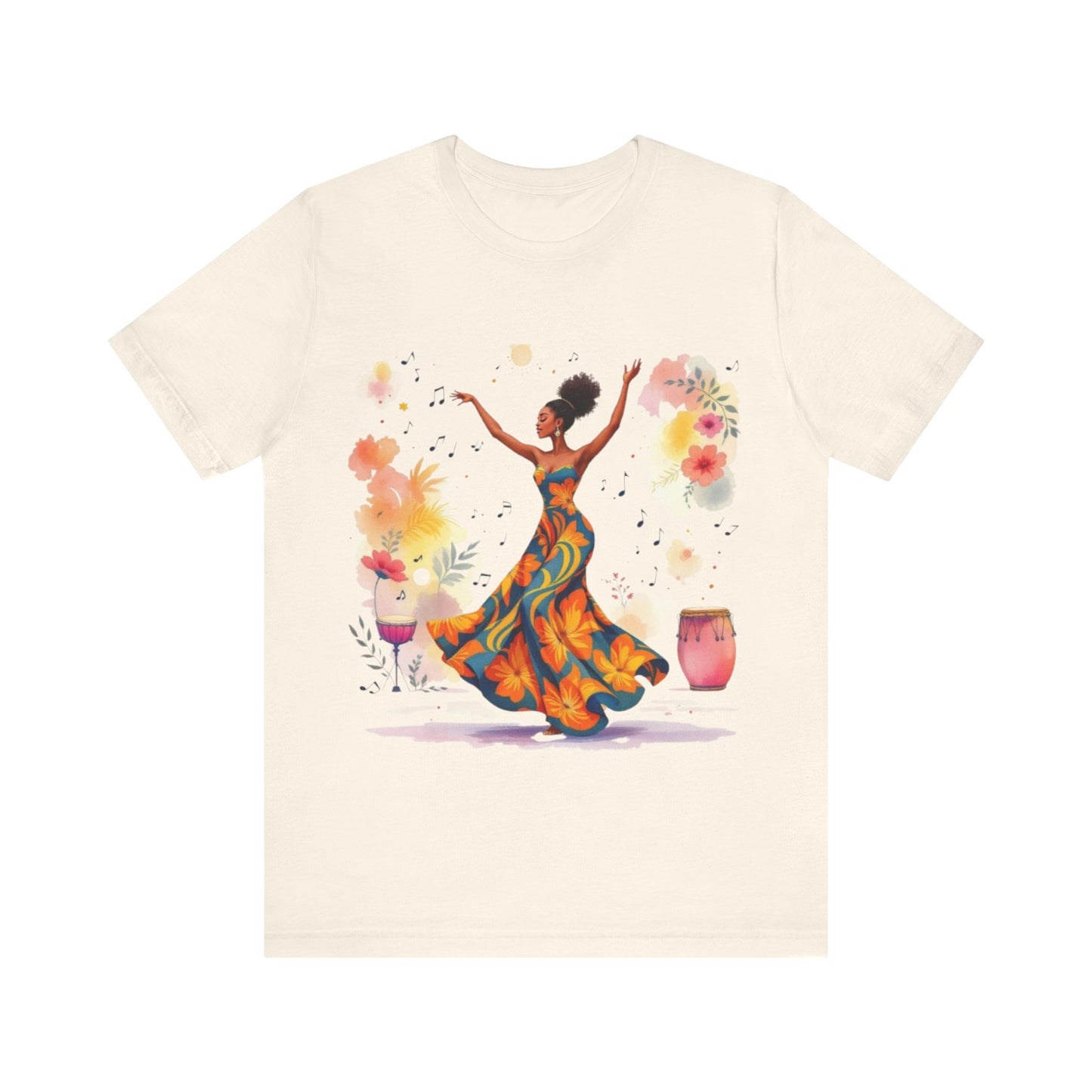 Rhythms of Joy: Afro Dance Celebration – Women’s Jersey Tee
