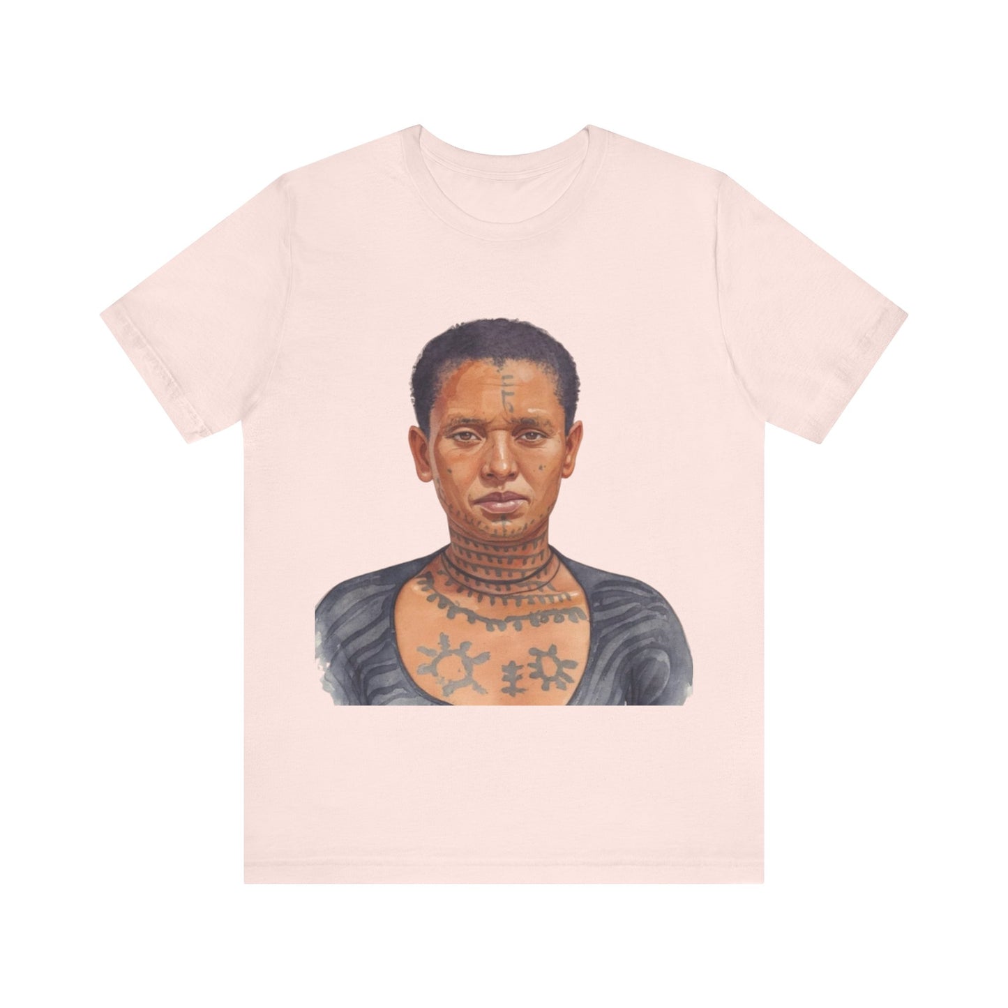 Heritage in Ink: Ethiopian Niksat Tattoos – Unisex Jersey Tee