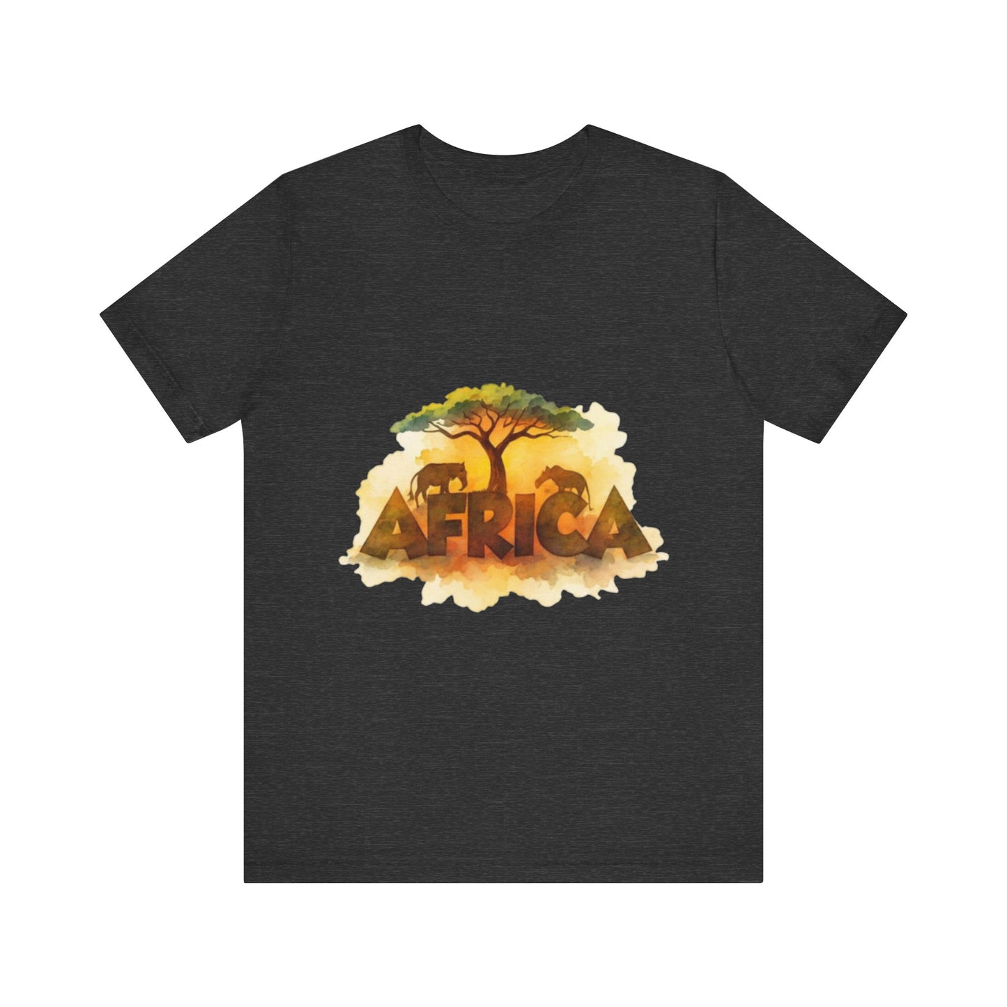 Savanna Spirit: Africa in Earth Tones – Unisex Jersey Tee