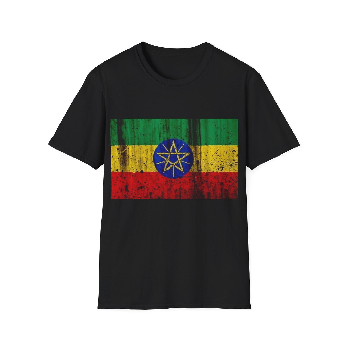 Ethiopia Flag Pride – Unisex Softstyle T-Shirt