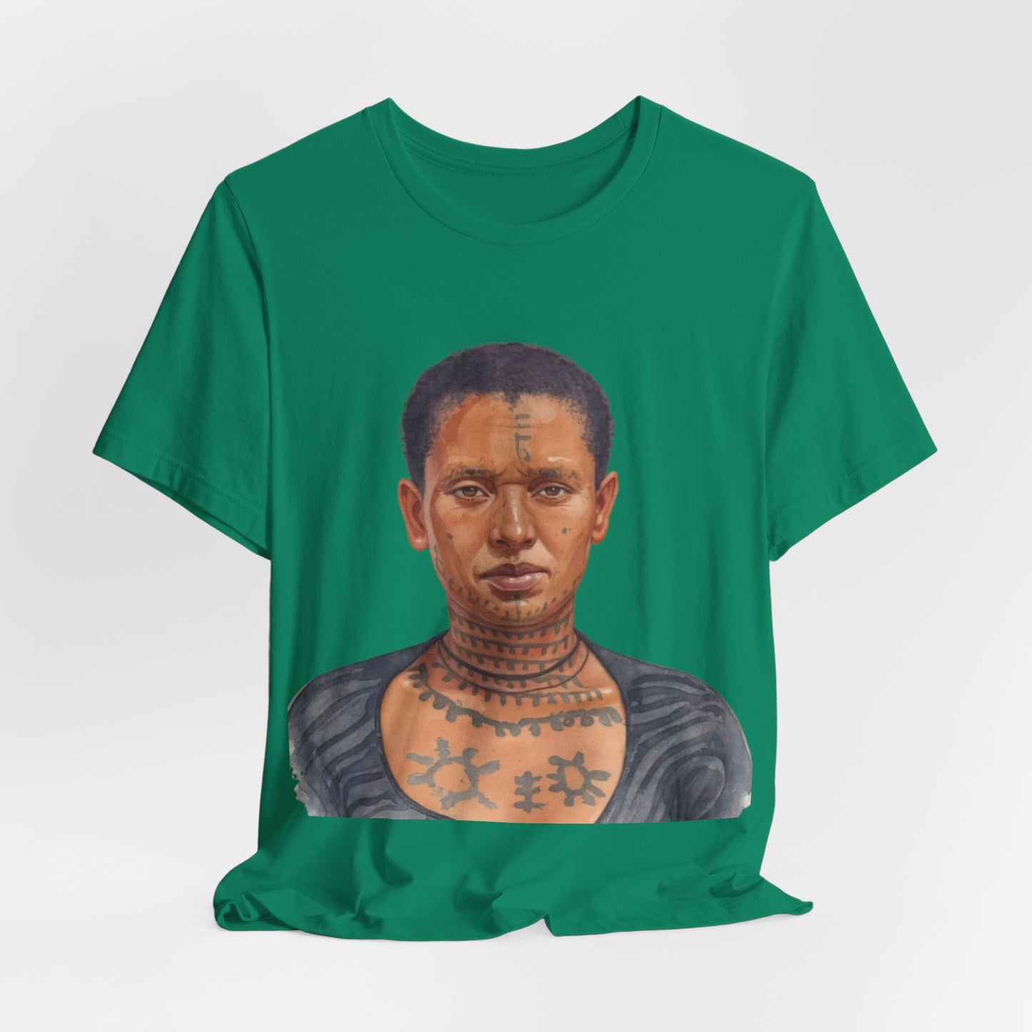 Heritage in Ink: Ethiopian Niksat Tattoos – Unisex Jersey Tee