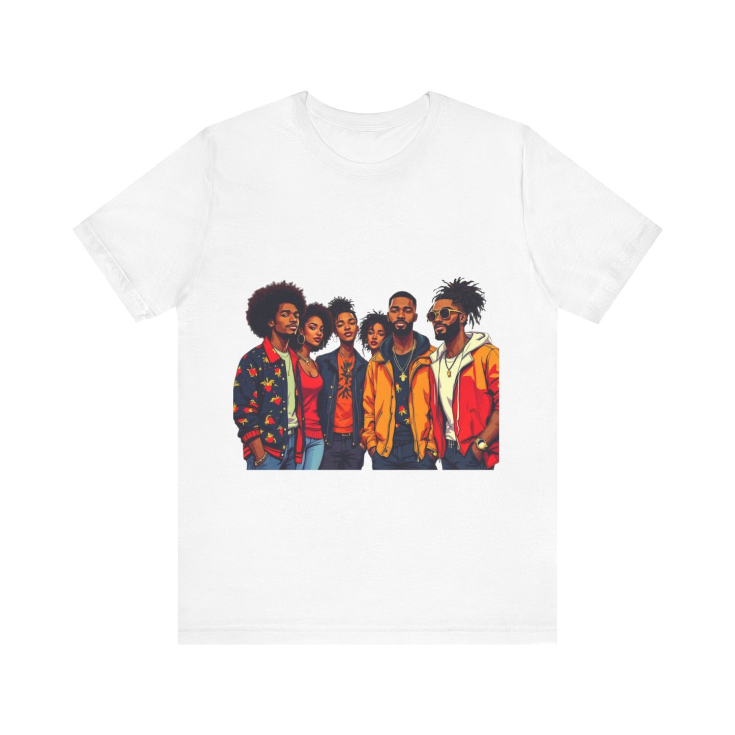 Cultural Fusion: African Textiles Meet Modern Style – Unisex Jersey Tee