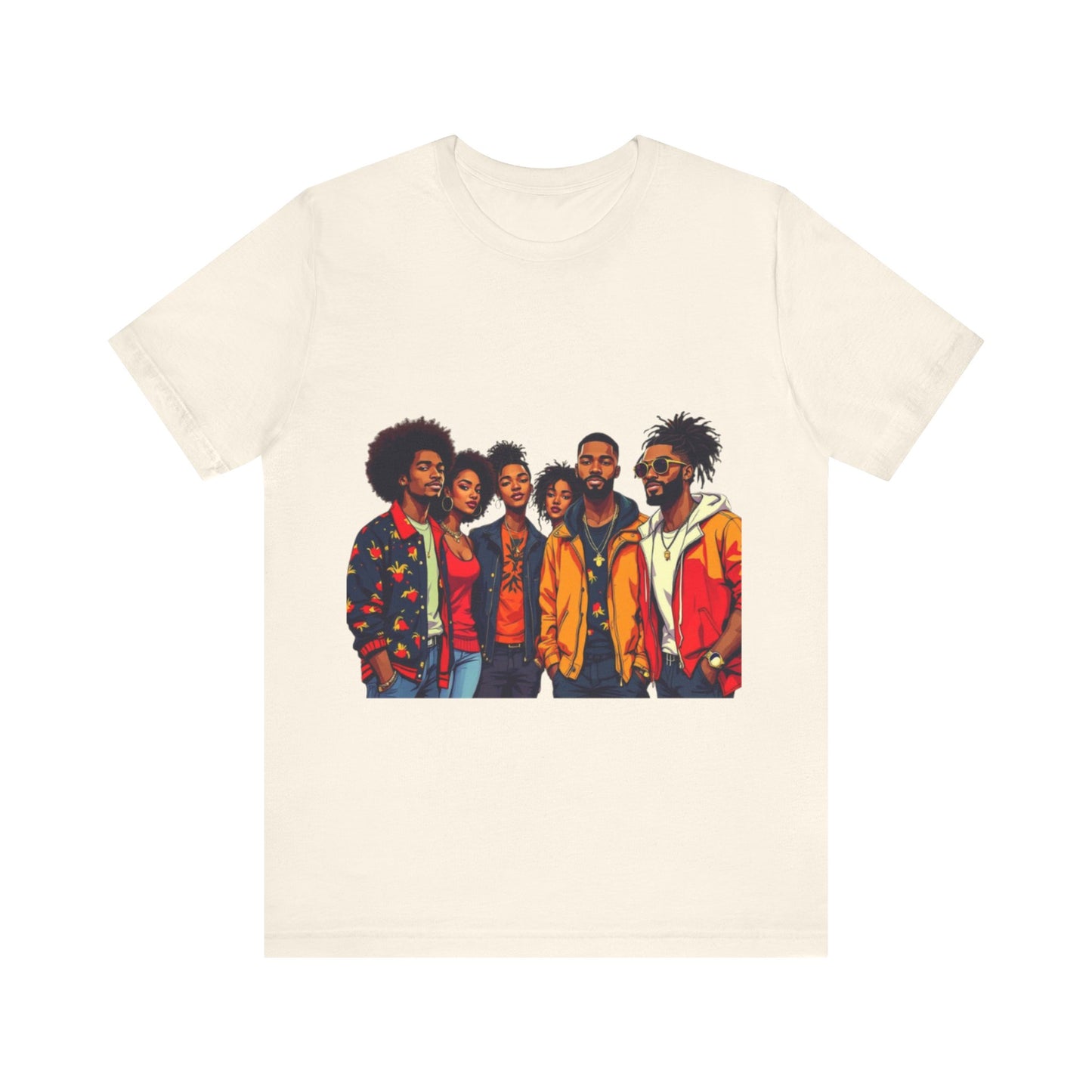 Cultural Fusion: African Textiles Meet Modern Style – Unisex Jersey Tee