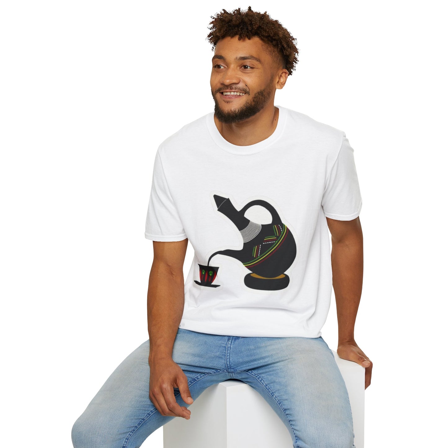 Buna Time T-Shirt – Ethiopian Coffee Pot Design