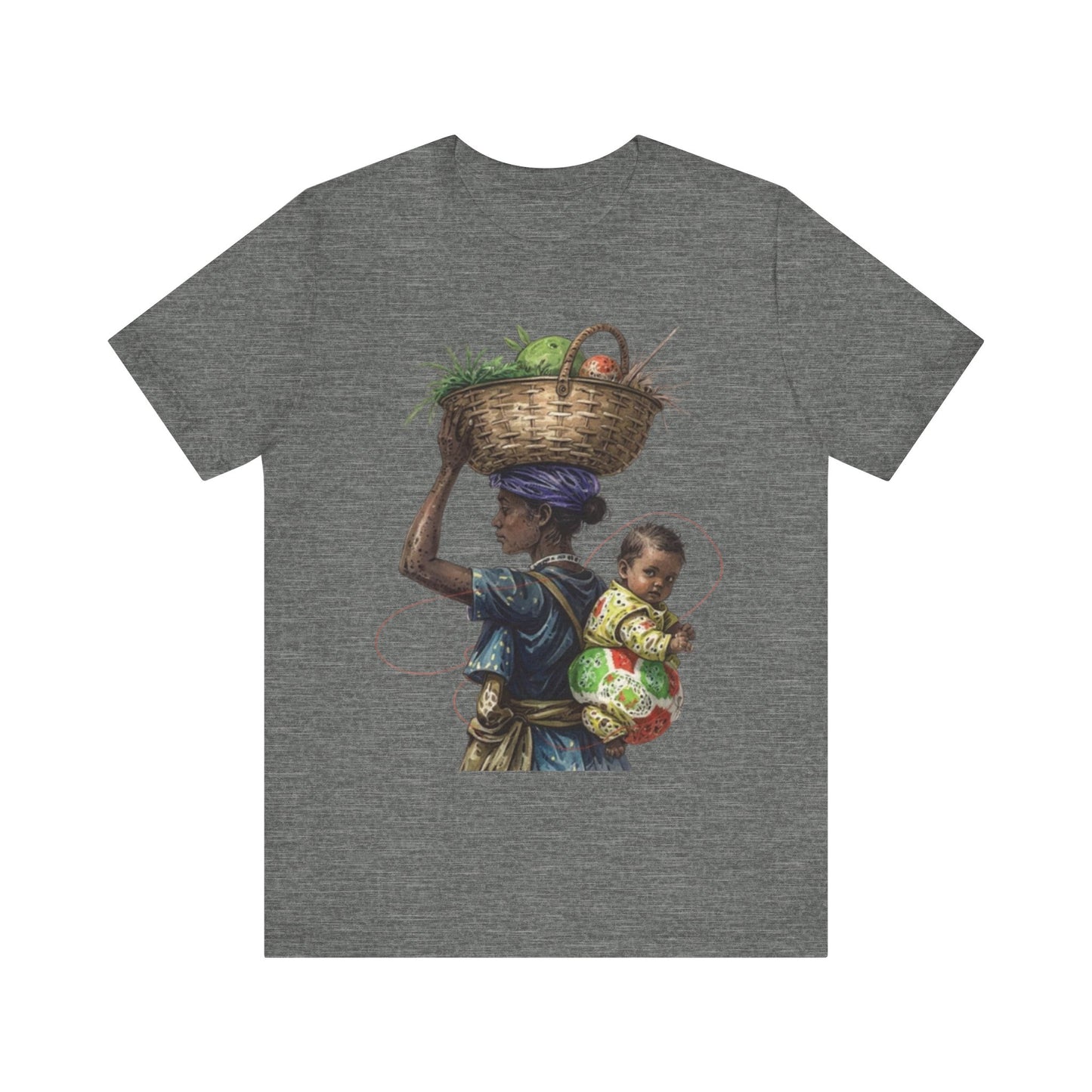 Carrying the Future: An African Mother’s Journey – Unisex Jersey Tee