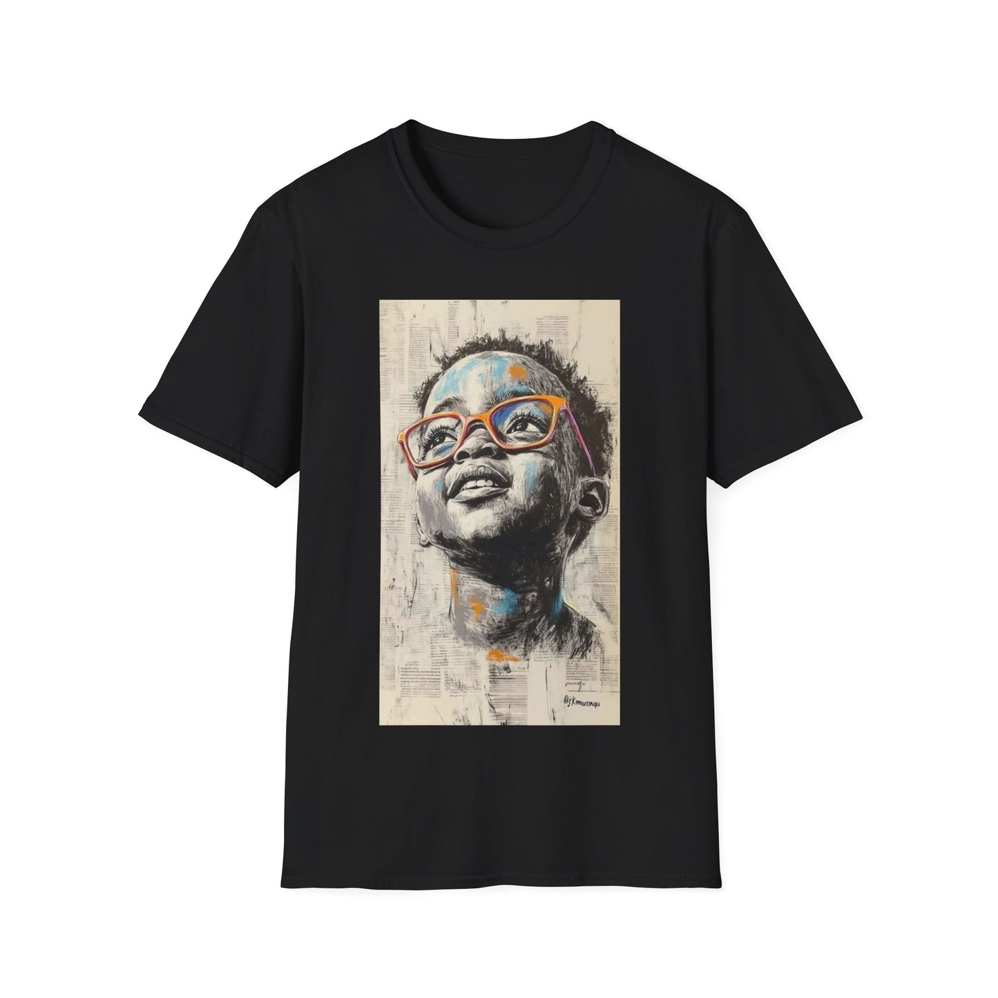 Hopeful Gaze Tee – Unisex Softstyle T-Shirt