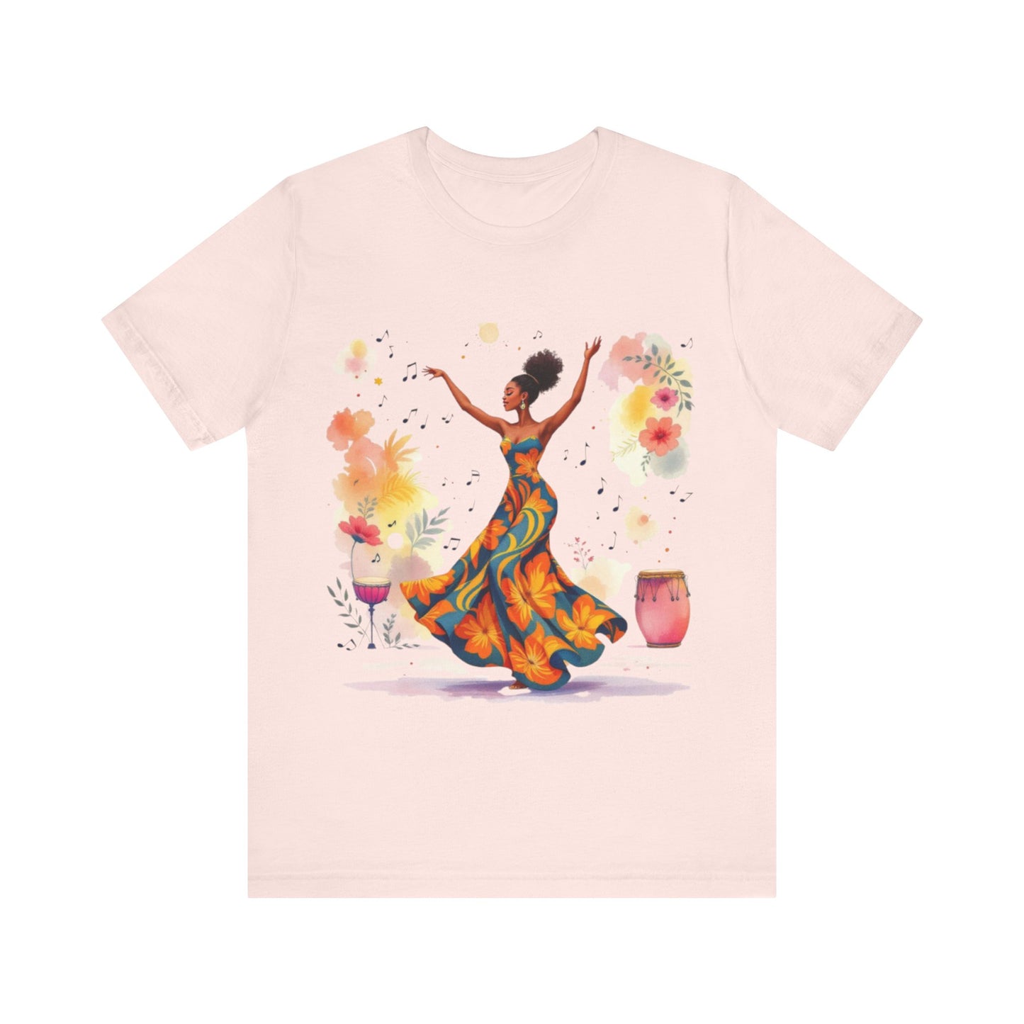 Rhythms of Joy: Afro Dance Celebration – Women’s Jersey Tee