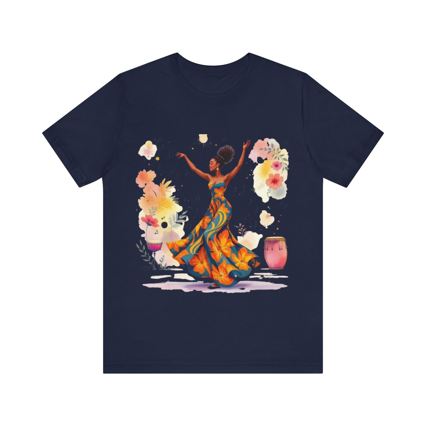 Rhythms of Joy: Afro Dance Celebration – Women’s Jersey Tee