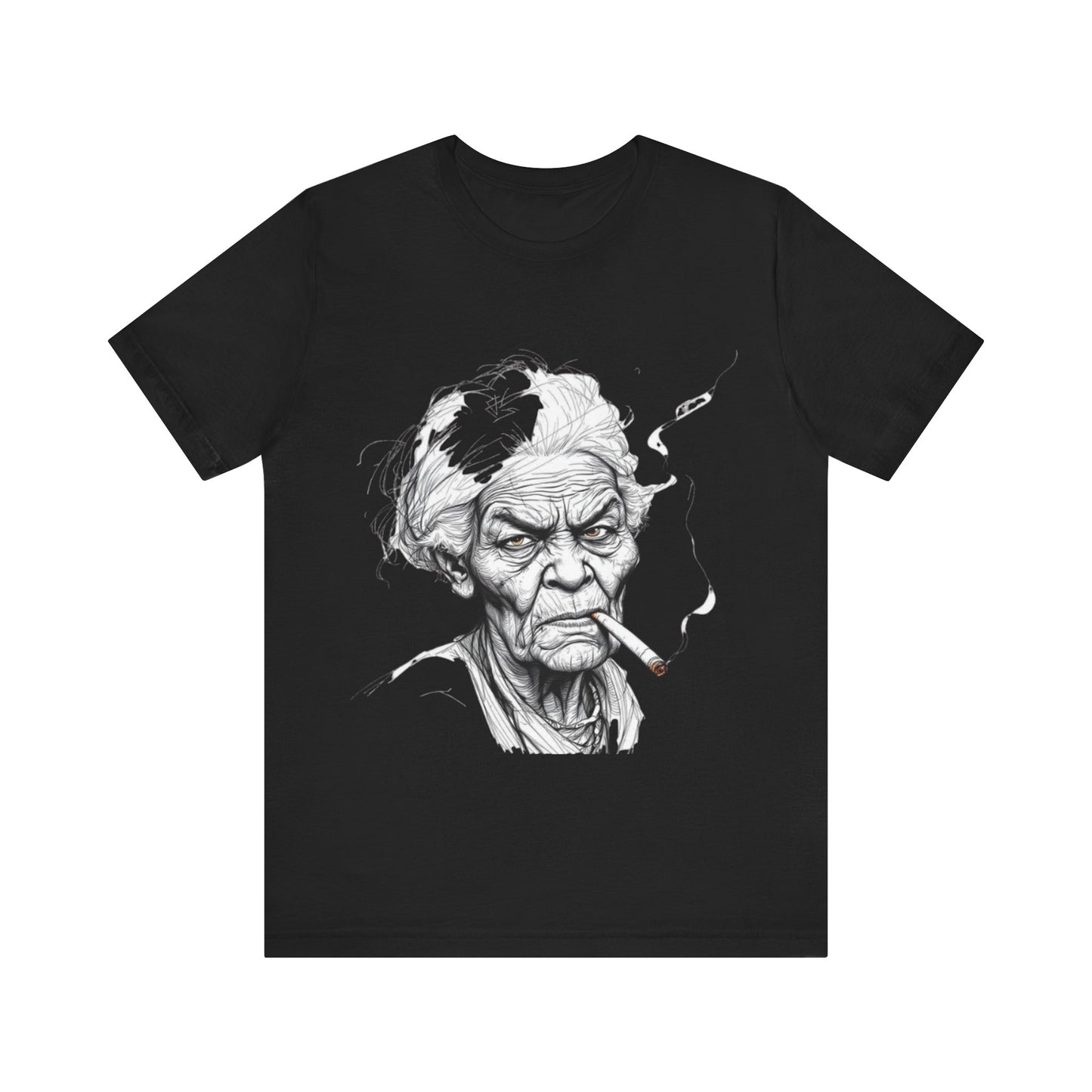 Golden Years, Savage Mood – African Old Woman Tee