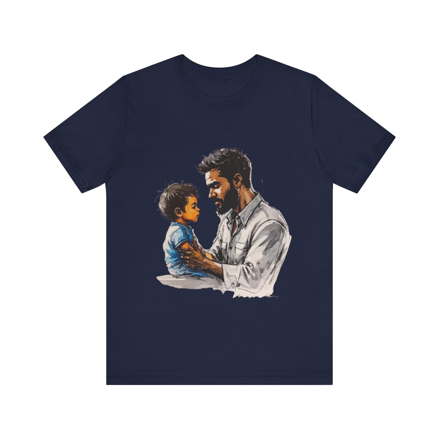 Heart of Fatherhood: A Timeless Bond – Unisex Jersey Tee