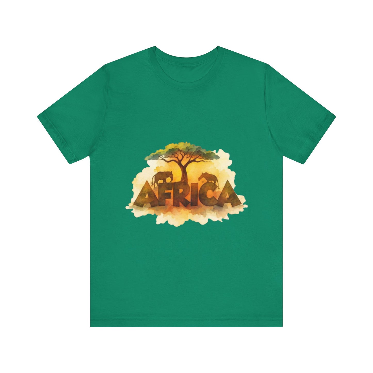 Savanna Spirit: Africa in Earth Tones – Unisex Jersey Tee