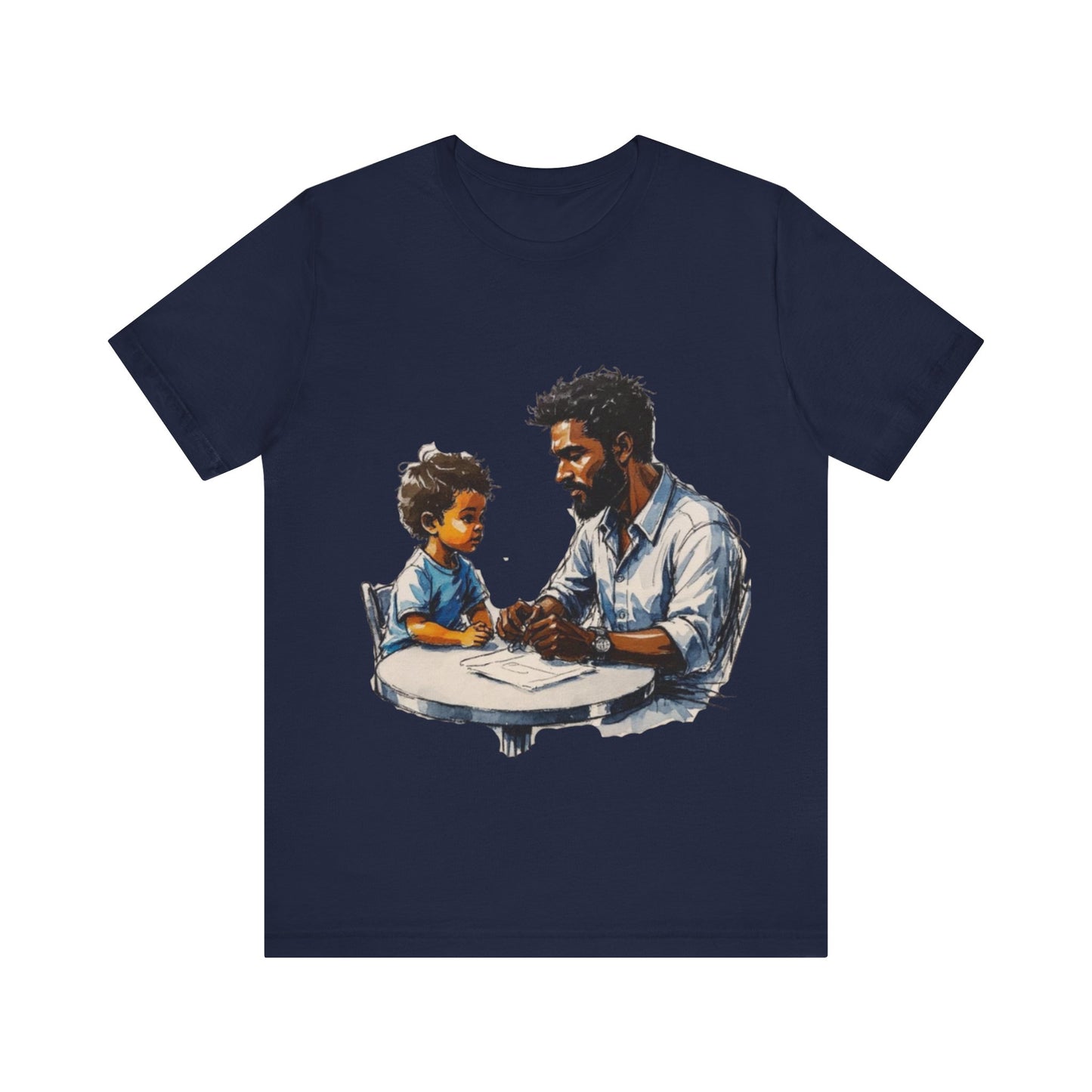 Roots of Guidance: A Father’s Teaching – Unisex Jersey Tee