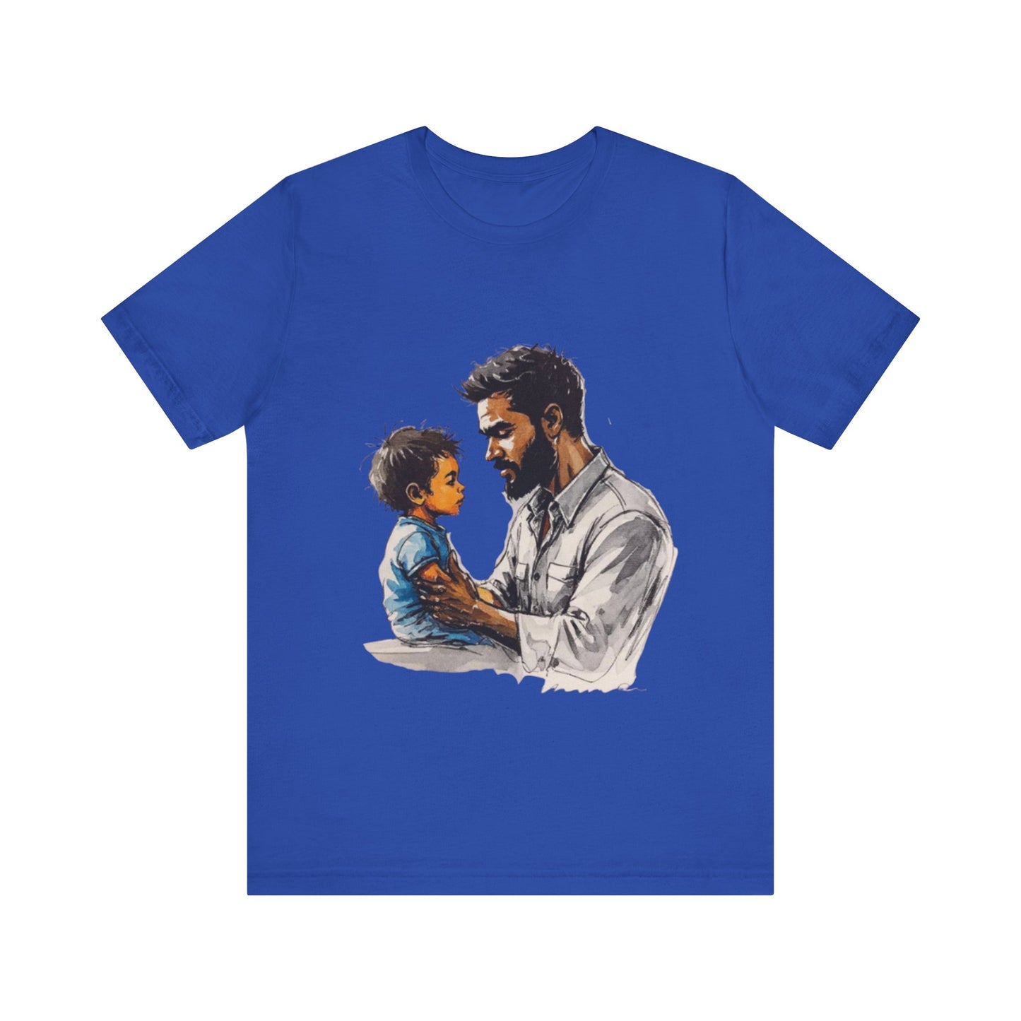 Heart of Fatherhood: A Timeless Bond – Unisex Jersey Tee