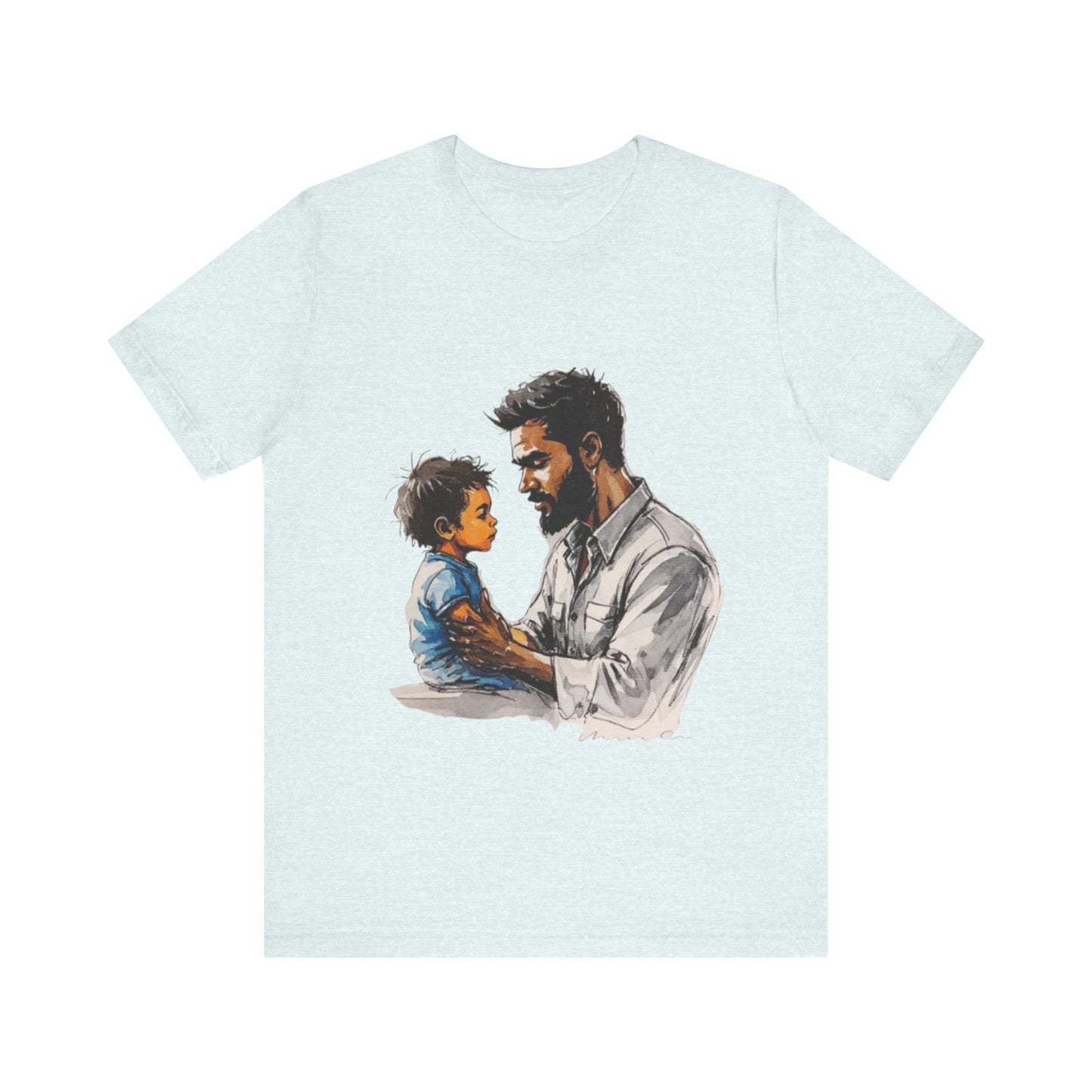 Heart of Fatherhood: A Timeless Bond – Unisex Jersey Tee