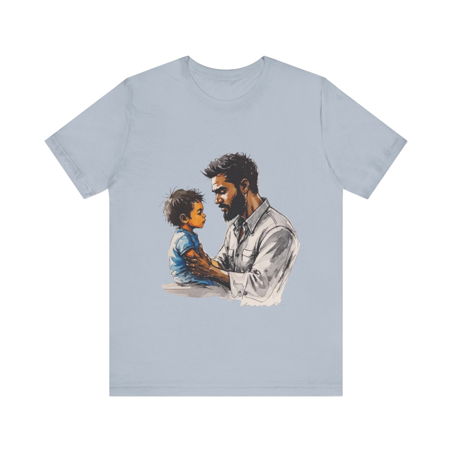 Heart of Fatherhood: A Timeless Bond – Unisex Jersey Tee