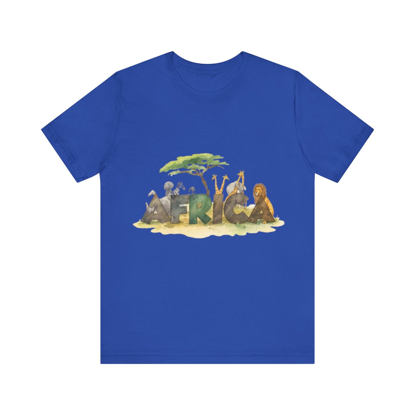 Wild Wonders: AFRICA in Nature’s Letters — Unisex Jersey Tee