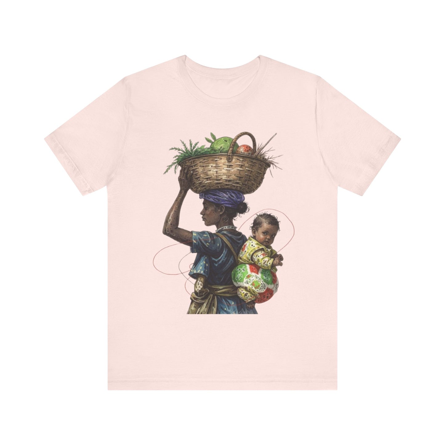 Carrying the Future: An African Mother’s Journey – Unisex Jersey Tee
