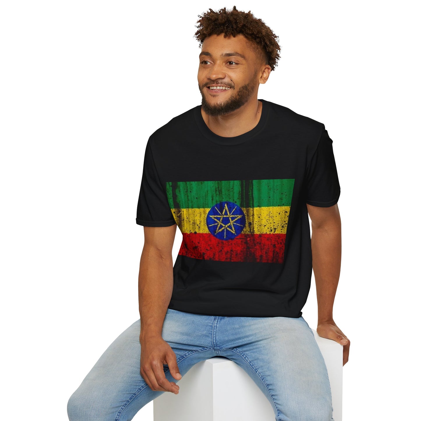 Ethiopia Flag Pride – Unisex Softstyle T-Shirt