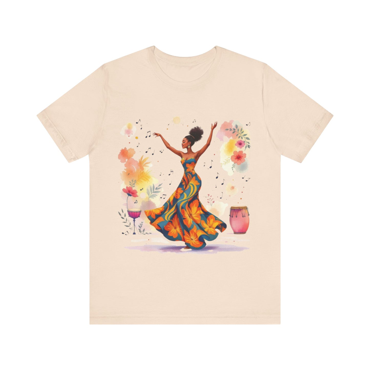 Rhythms of Joy: Afro Dance Celebration – Women’s Jersey Tee