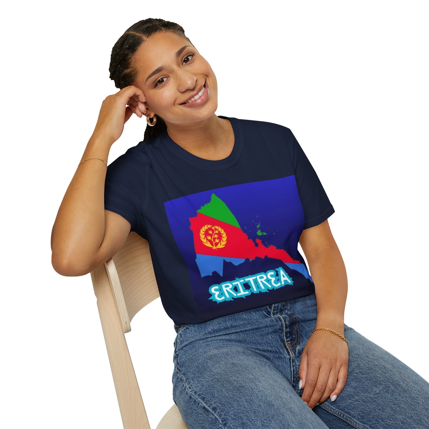 Eritrea Map & Flag Tee – Cultural Identity Series