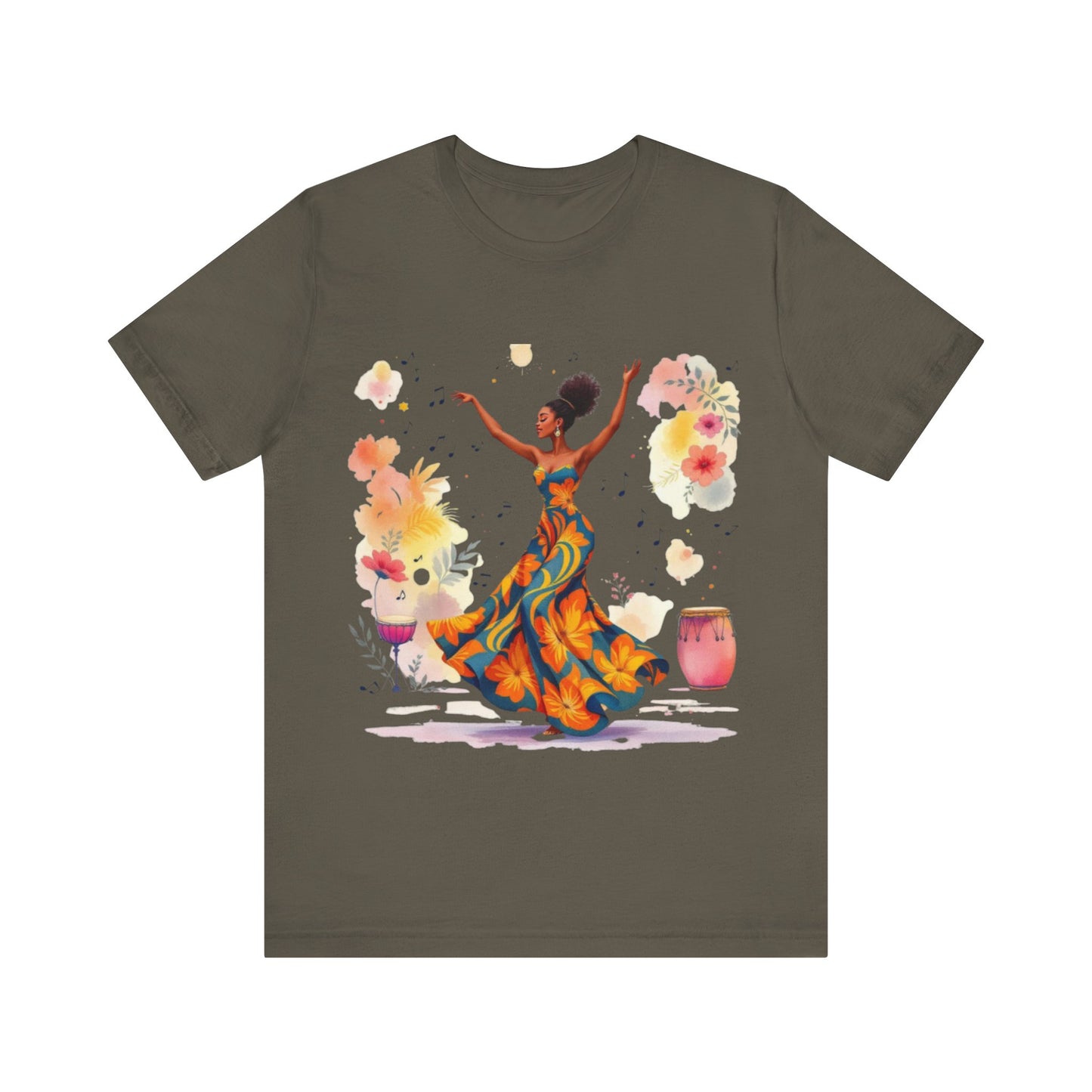 Rhythms of Joy: Afro Dance Celebration – Women’s Jersey Tee