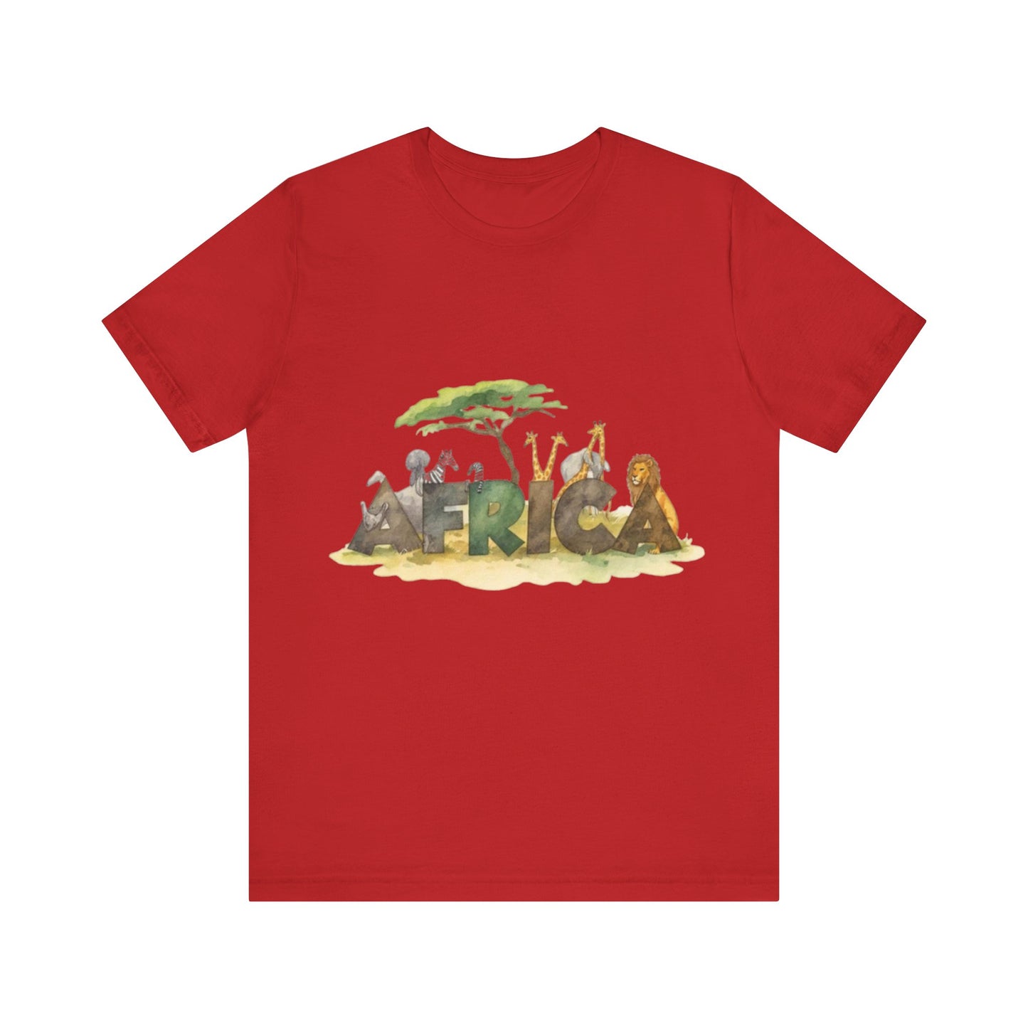 Wild Wonders: AFRICA in Nature’s Letters — Unisex Jersey Tee
