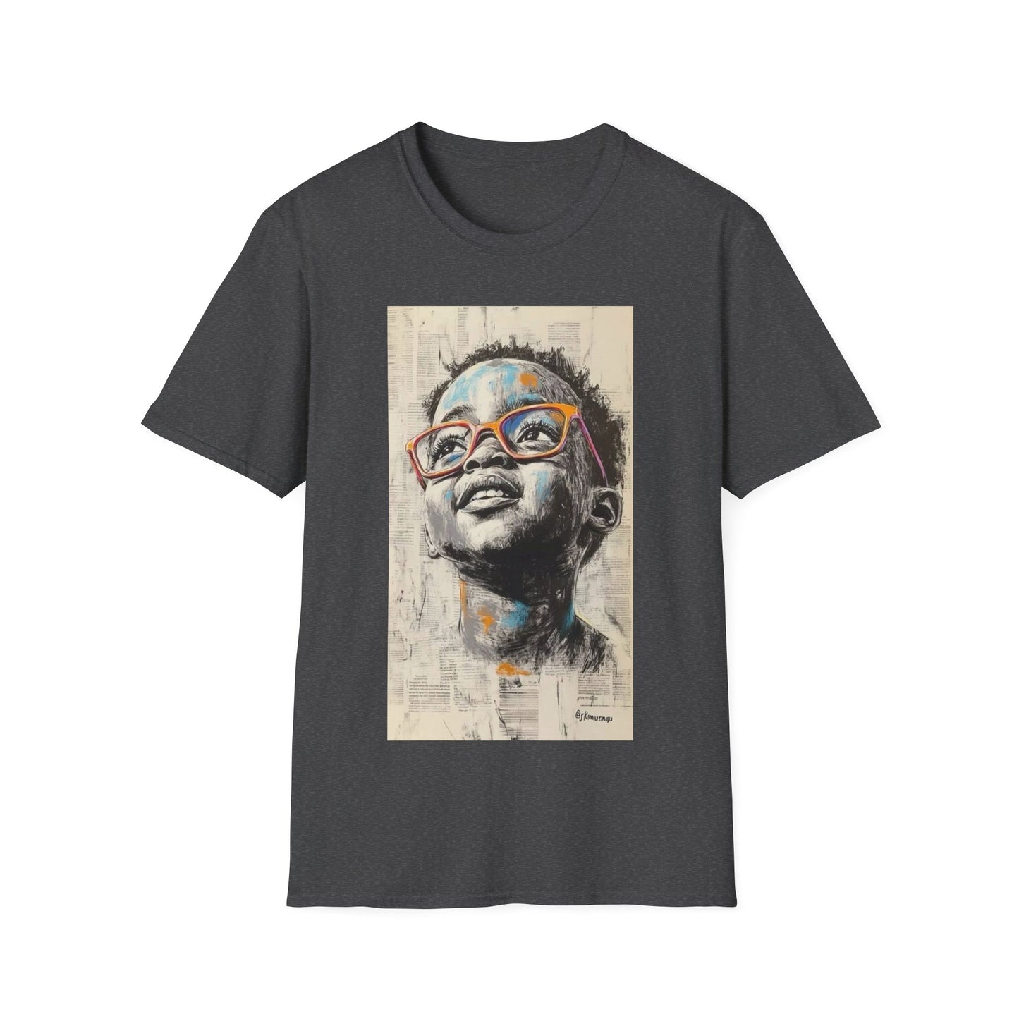 Hopeful Gaze Tee – Unisex Softstyle T-Shirt