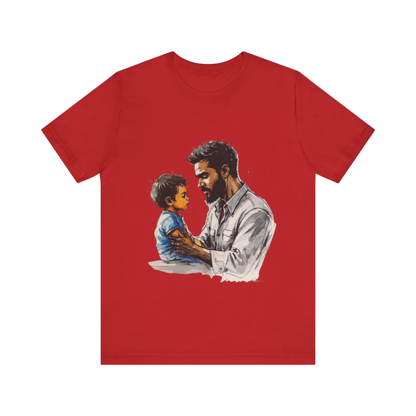 Heart of Fatherhood: A Timeless Bond – Unisex Jersey Tee