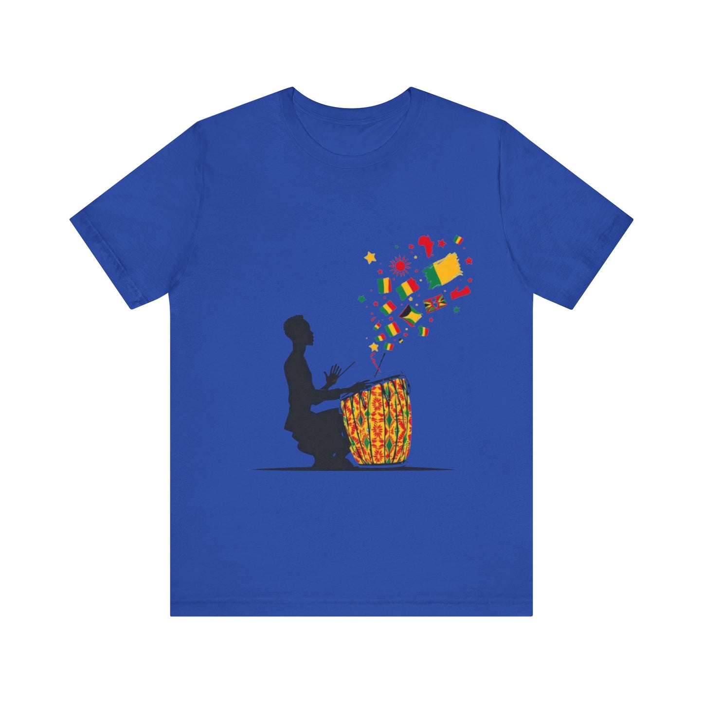 African Drum Burst Unisex T-Shirt