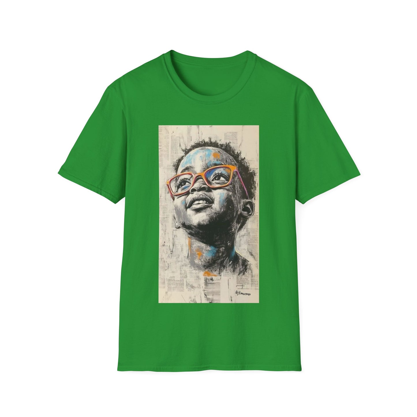 Hopeful Gaze Tee – Unisex Softstyle T-Shirt