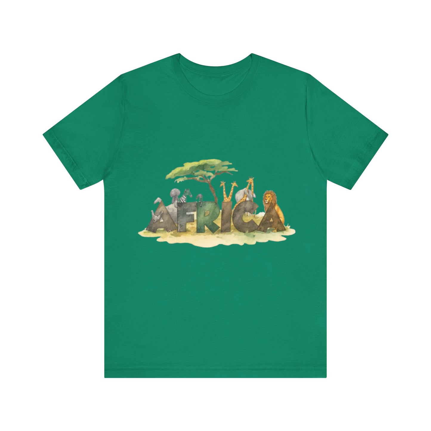 Wild Wonders: AFRICA in Nature’s Letters — Unisex Jersey Tee