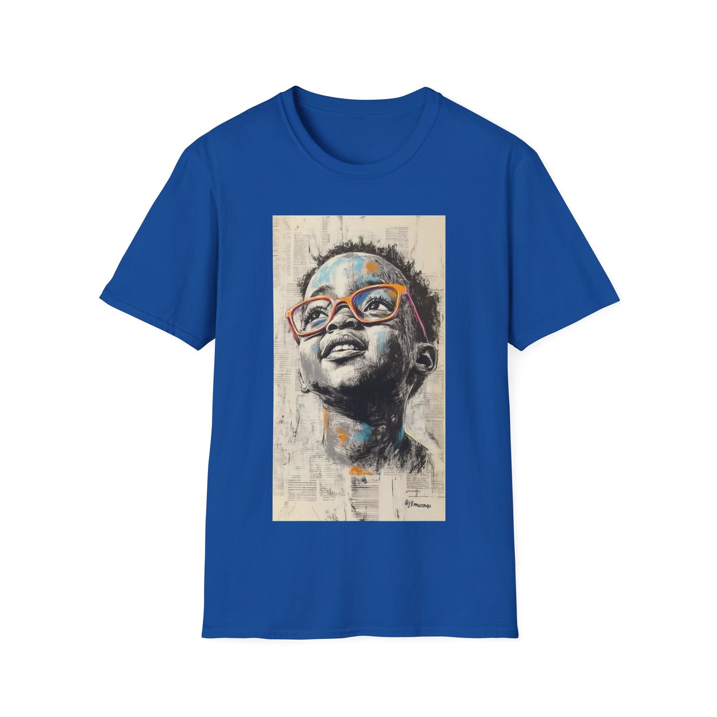 Hopeful Gaze Tee – Unisex Softstyle T-Shirt