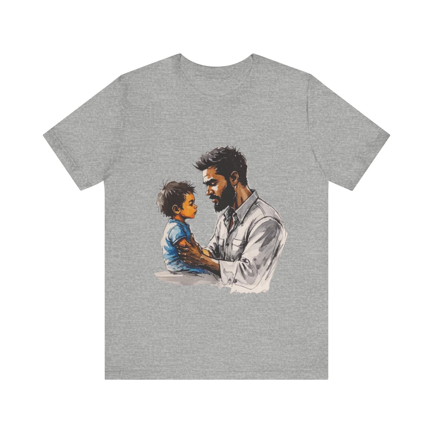 Heart of Fatherhood: A Timeless Bond – Unisex Jersey Tee