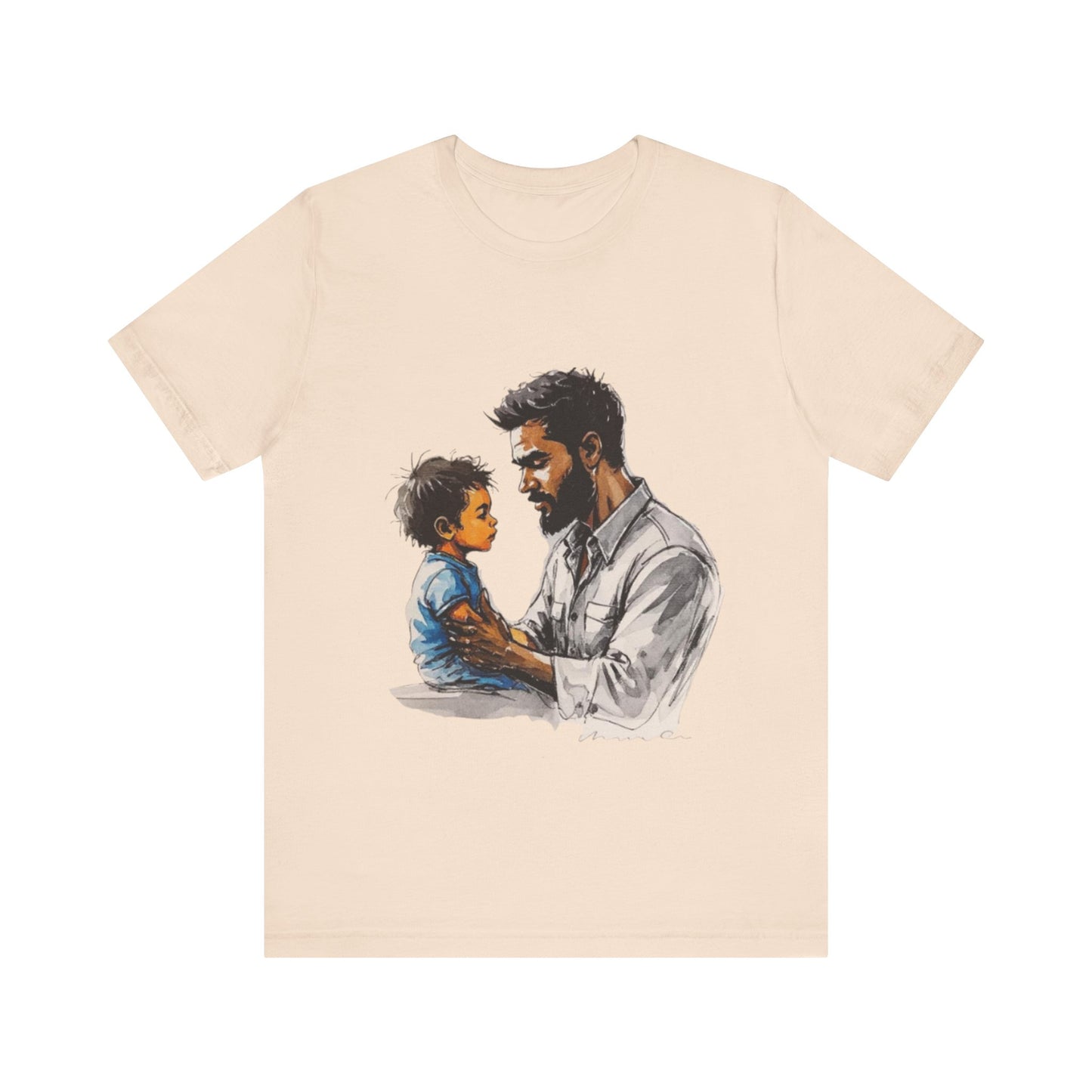 Heart of Fatherhood: A Timeless Bond – Unisex Jersey Tee
