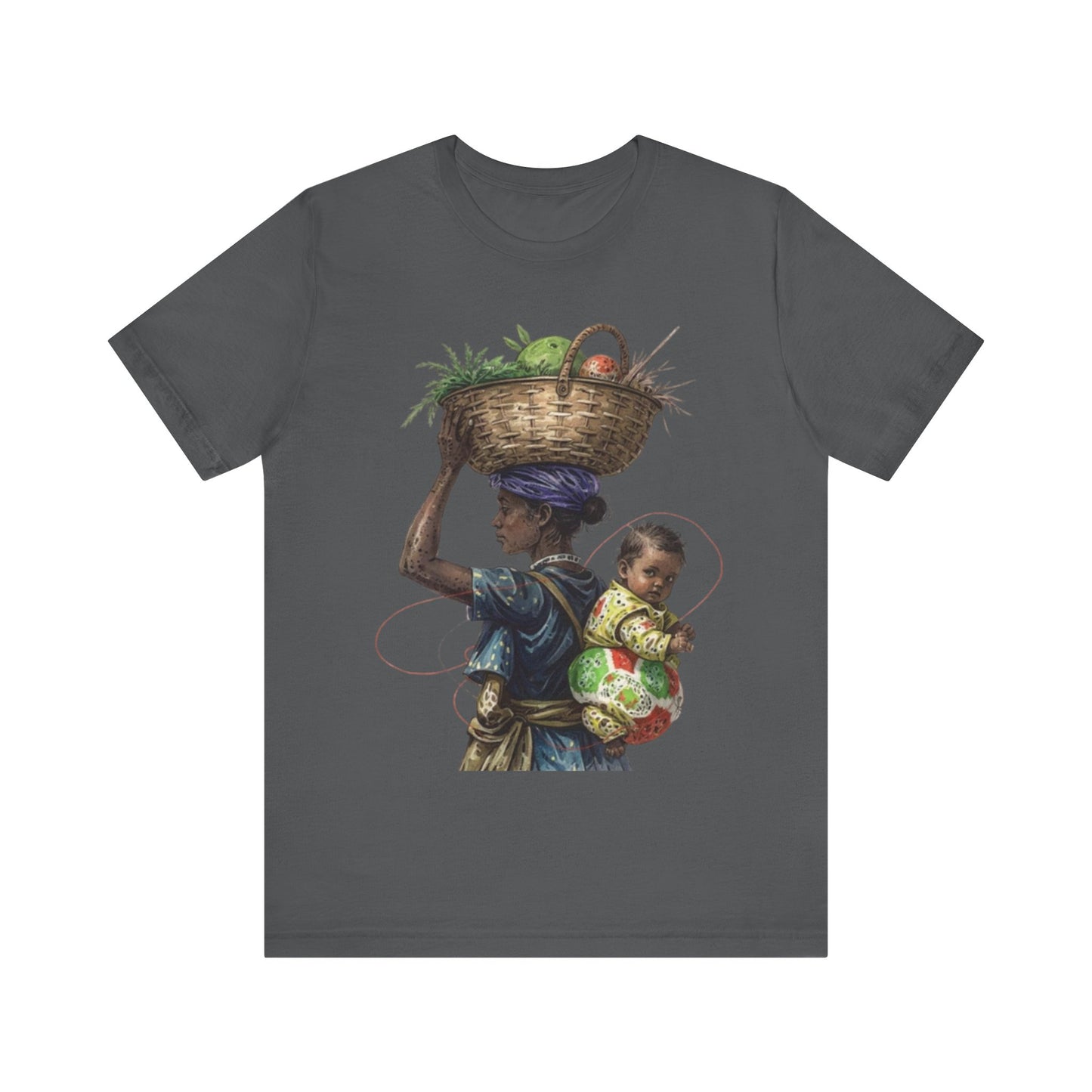 Carrying the Future: An African Mother’s Journey – Unisex Jersey Tee