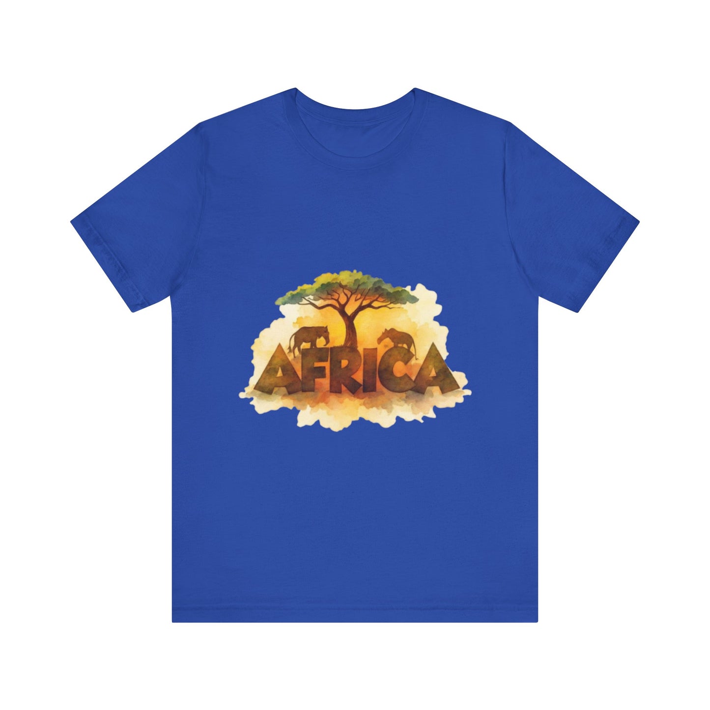 Savanna Spirit: Africa in Earth Tones – Unisex Jersey Tee