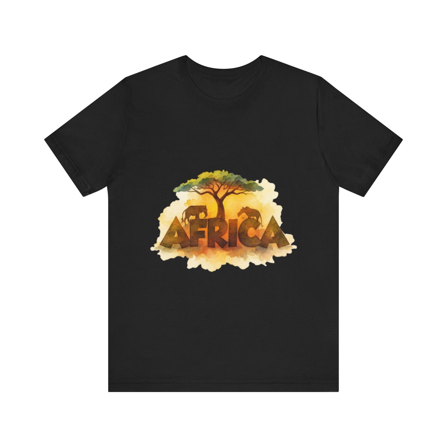 Savanna Spirit: Africa in Earth Tones – Unisex Jersey Tee