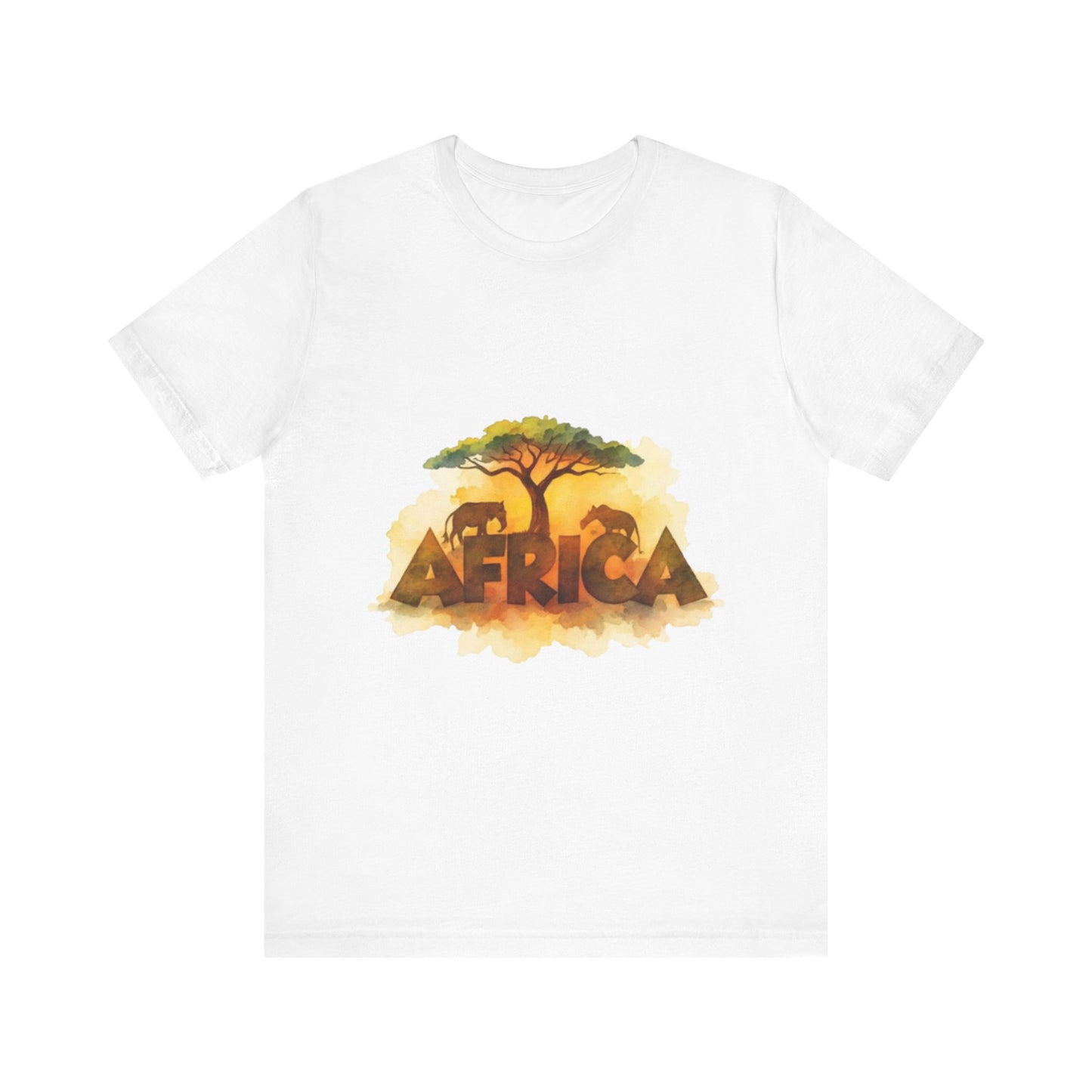 Savanna Spirit: Africa in Earth Tones – Unisex Jersey Tee