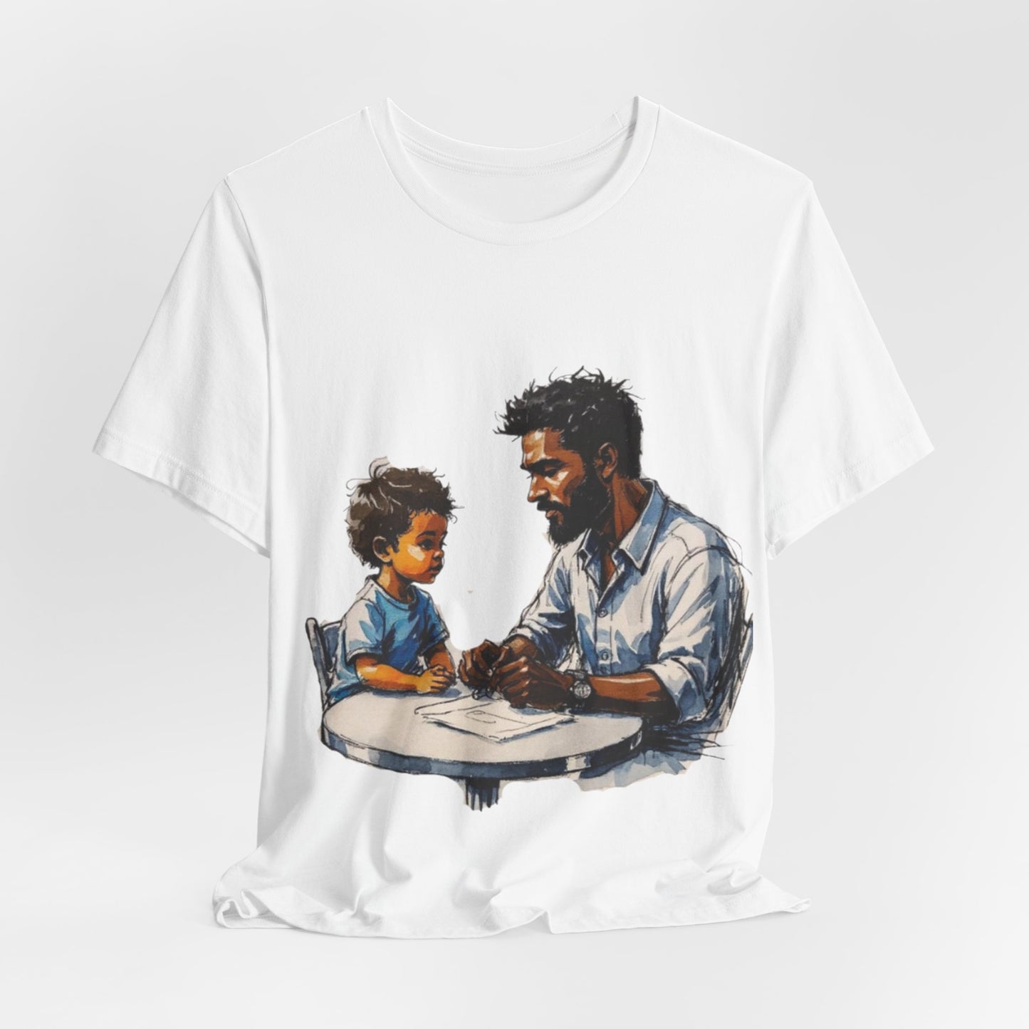 Roots of Guidance: A Father’s Teaching – Unisex Jersey Tee