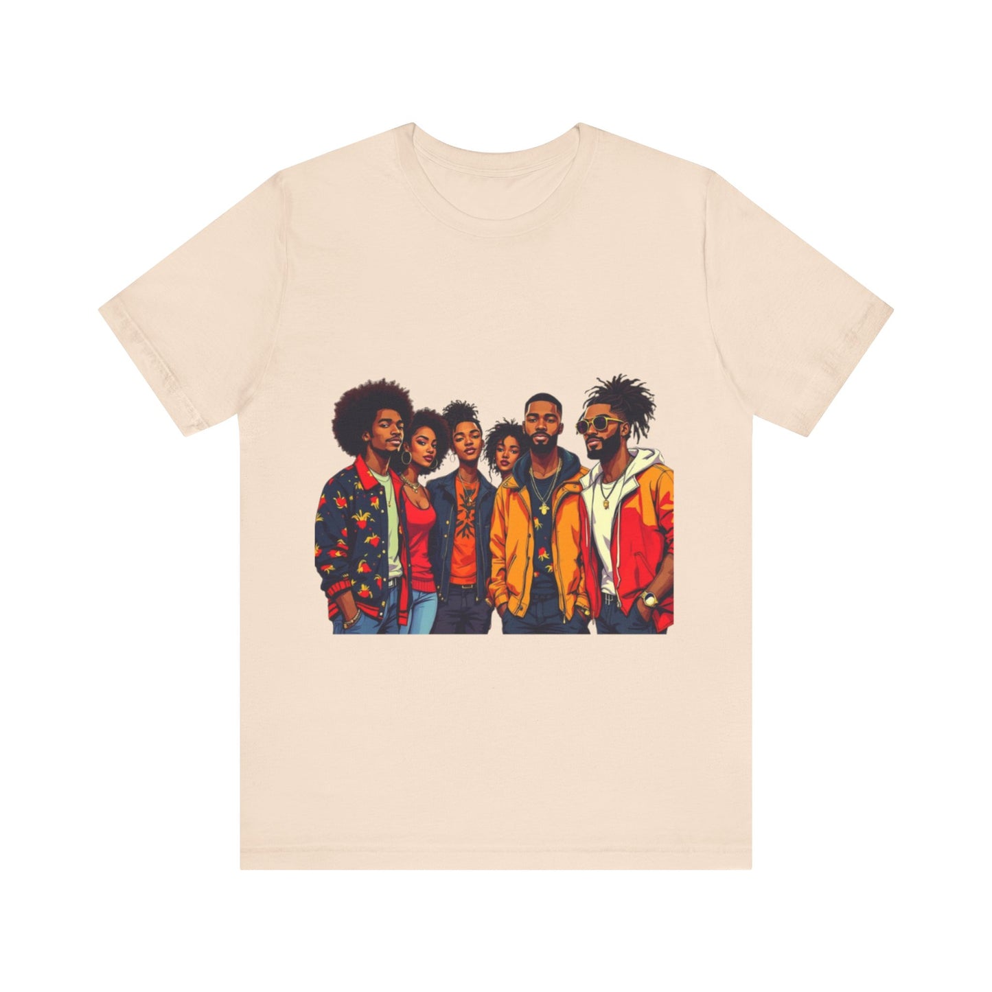 Cultural Fusion: African Textiles Meet Modern Style – Unisex Jersey Tee
