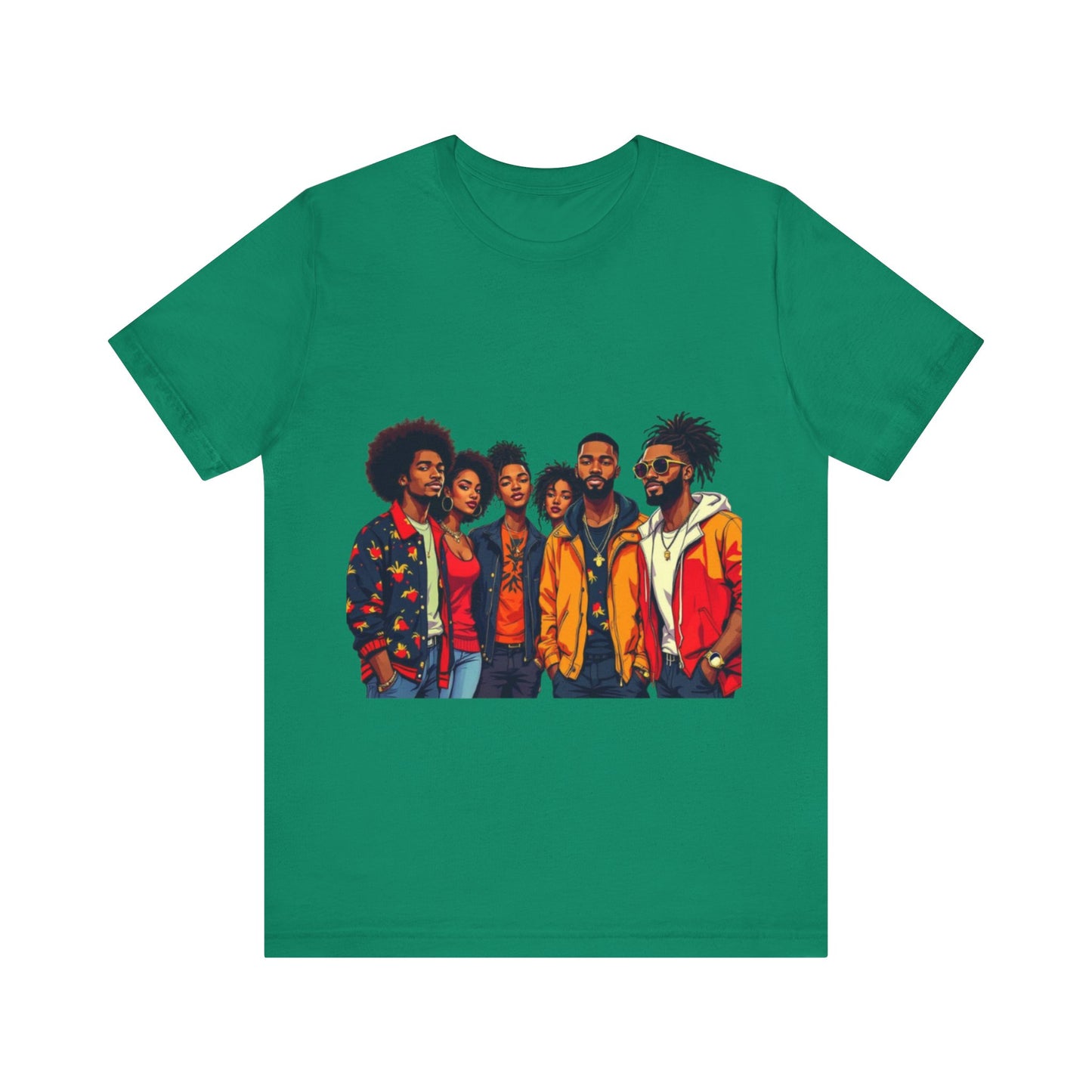 Cultural Fusion: African Textiles Meet Modern Style – Unisex Jersey Tee