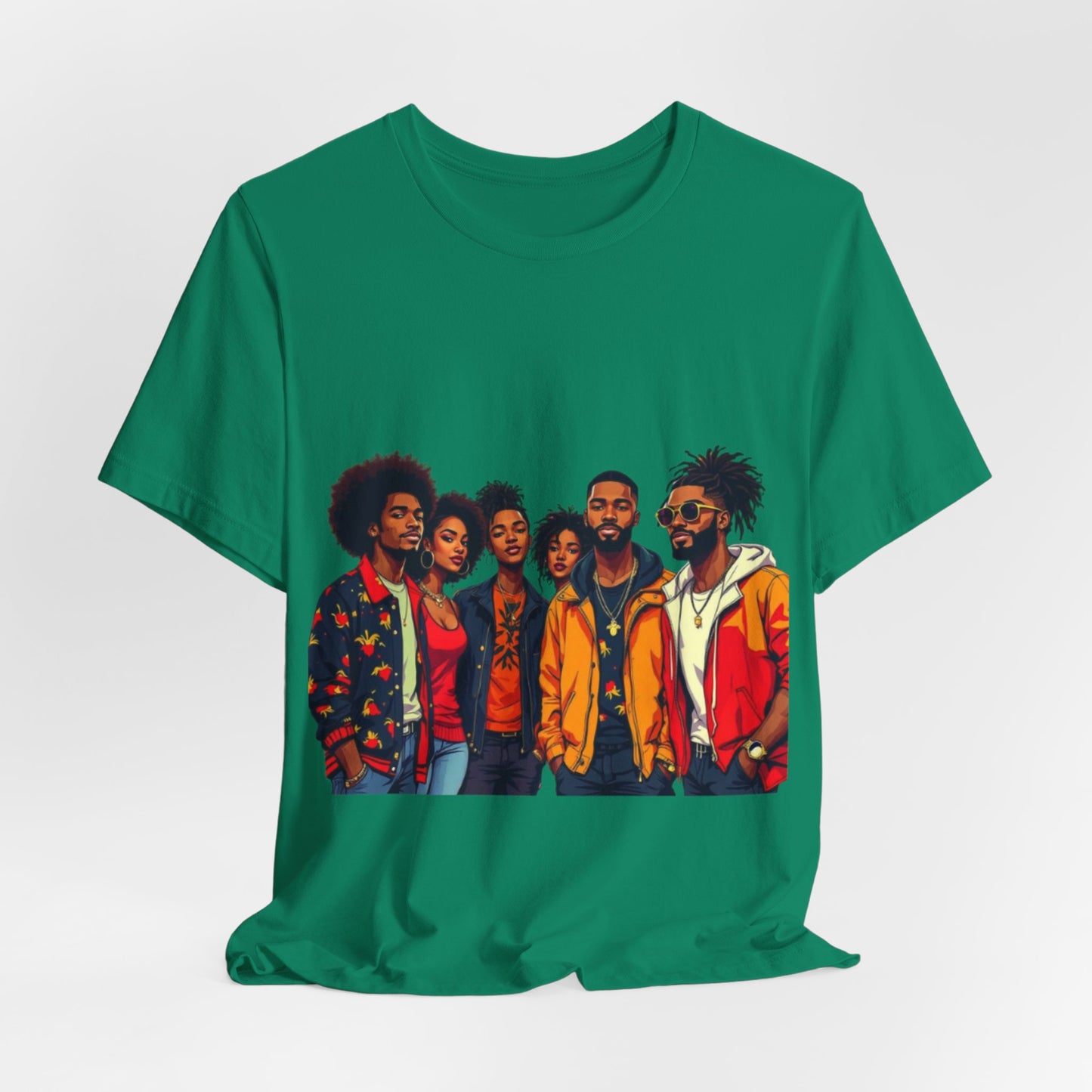 Cultural Fusion: African Textiles Meet Modern Style – Unisex Jersey Tee