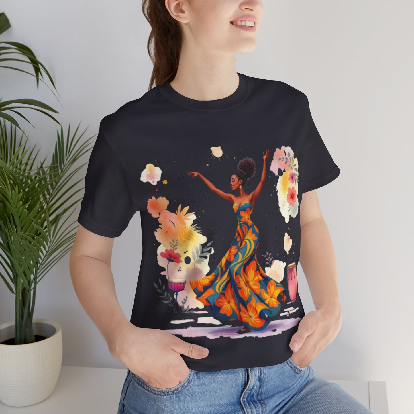 Rhythms of Joy: Afro Dance Celebration – Women’s Jersey Tee