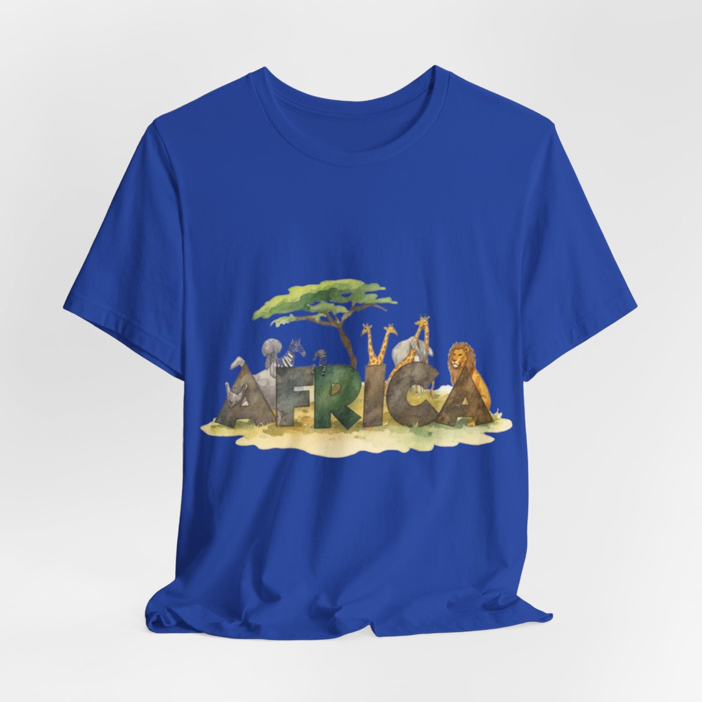 Wild Wonders: AFRICA in Nature’s Letters — Unisex Jersey Tee