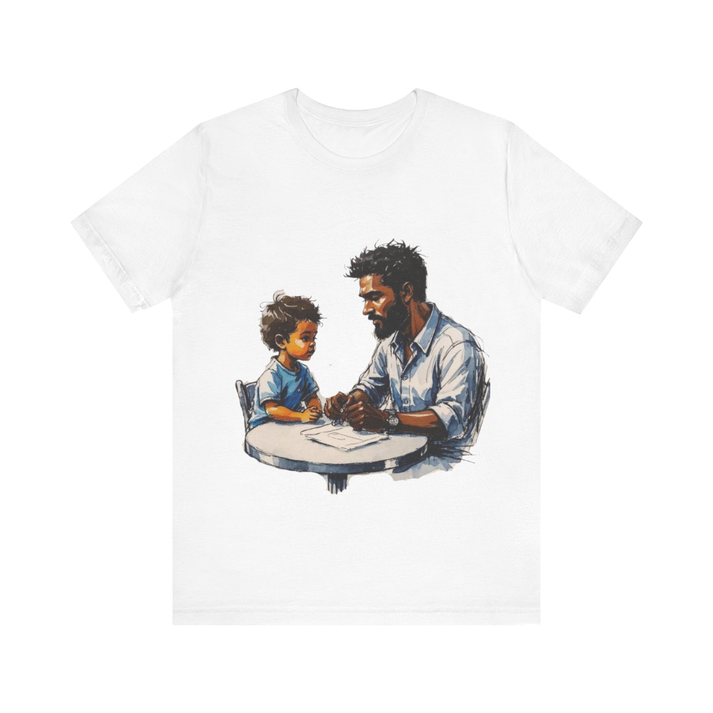 Roots of Guidance: A Father’s Teaching – Unisex Jersey Tee