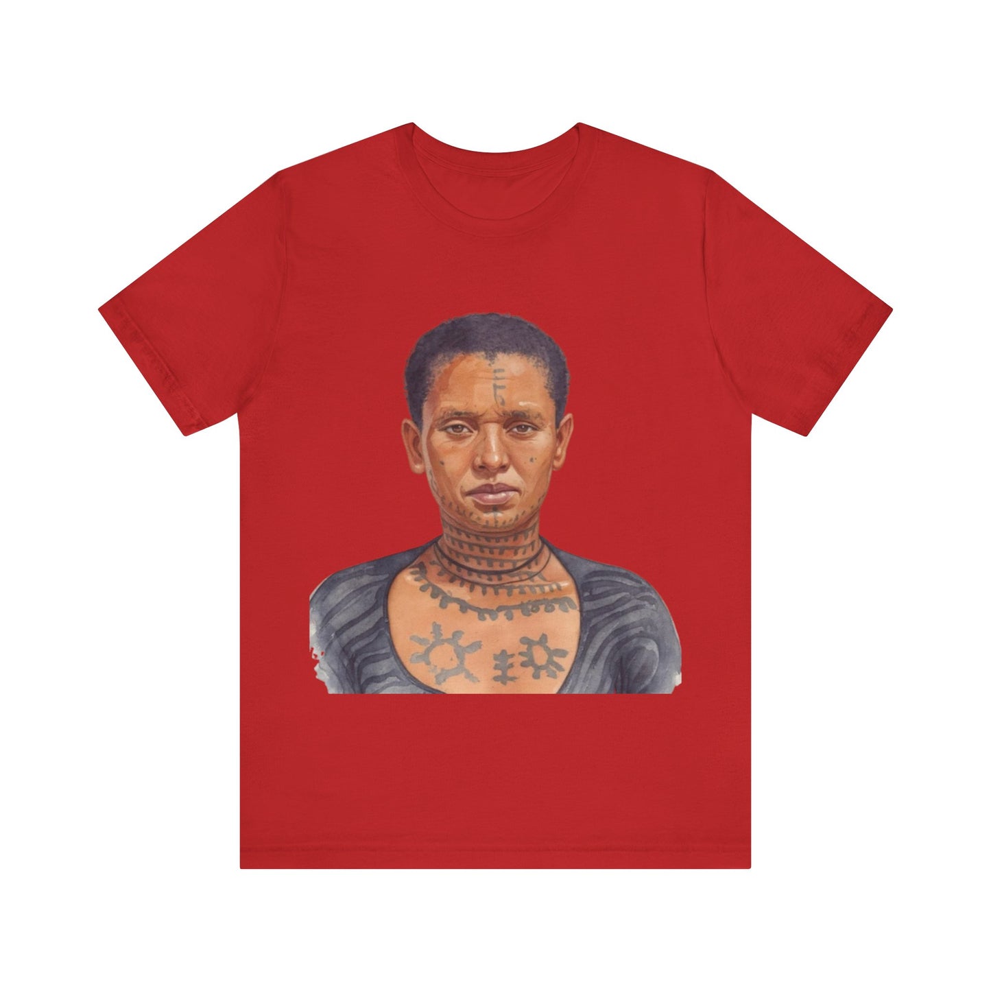 Heritage in Ink: Ethiopian Niksat Tattoos – Unisex Jersey Tee