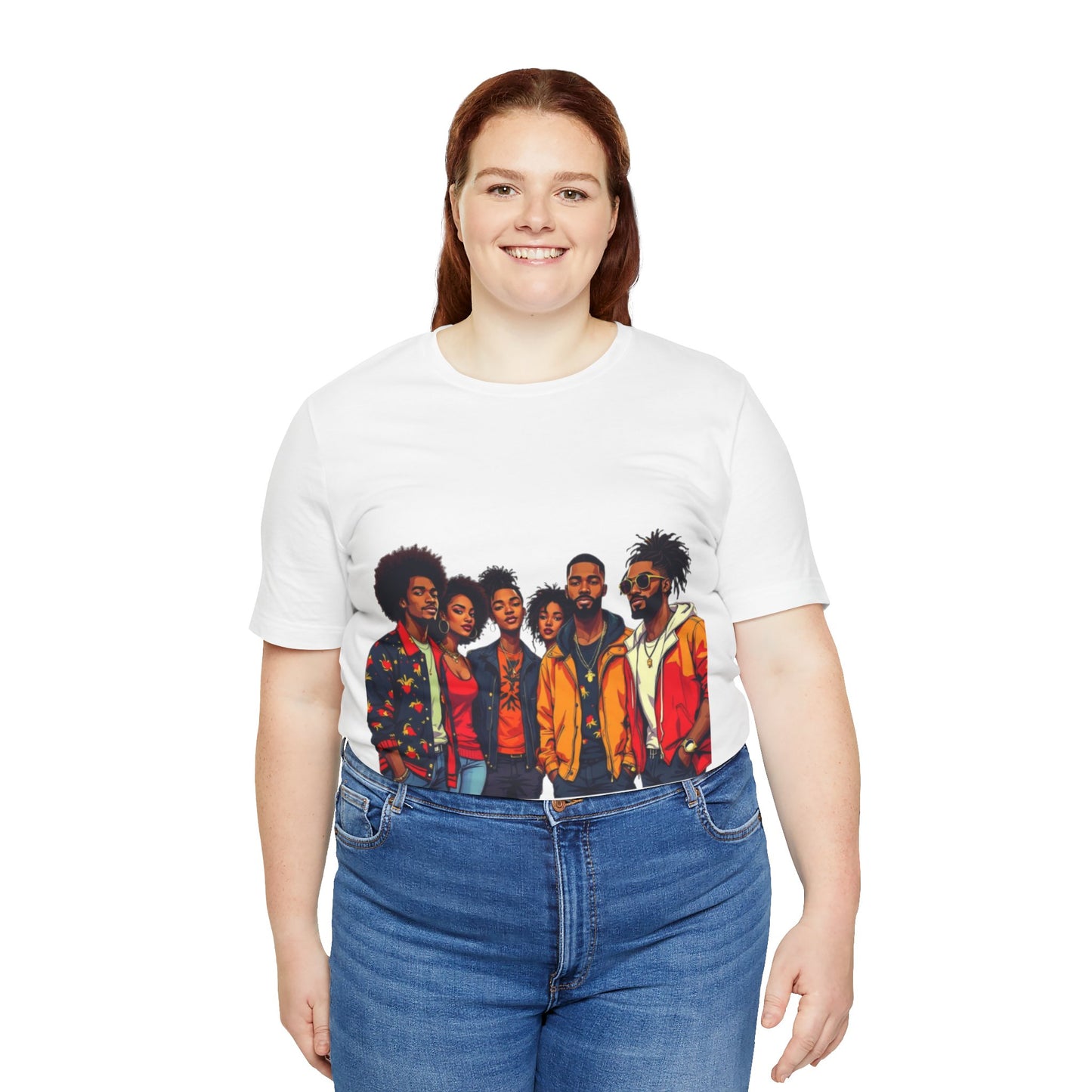 Cultural Fusion: African Textiles Meet Modern Style – Unisex Jersey Tee