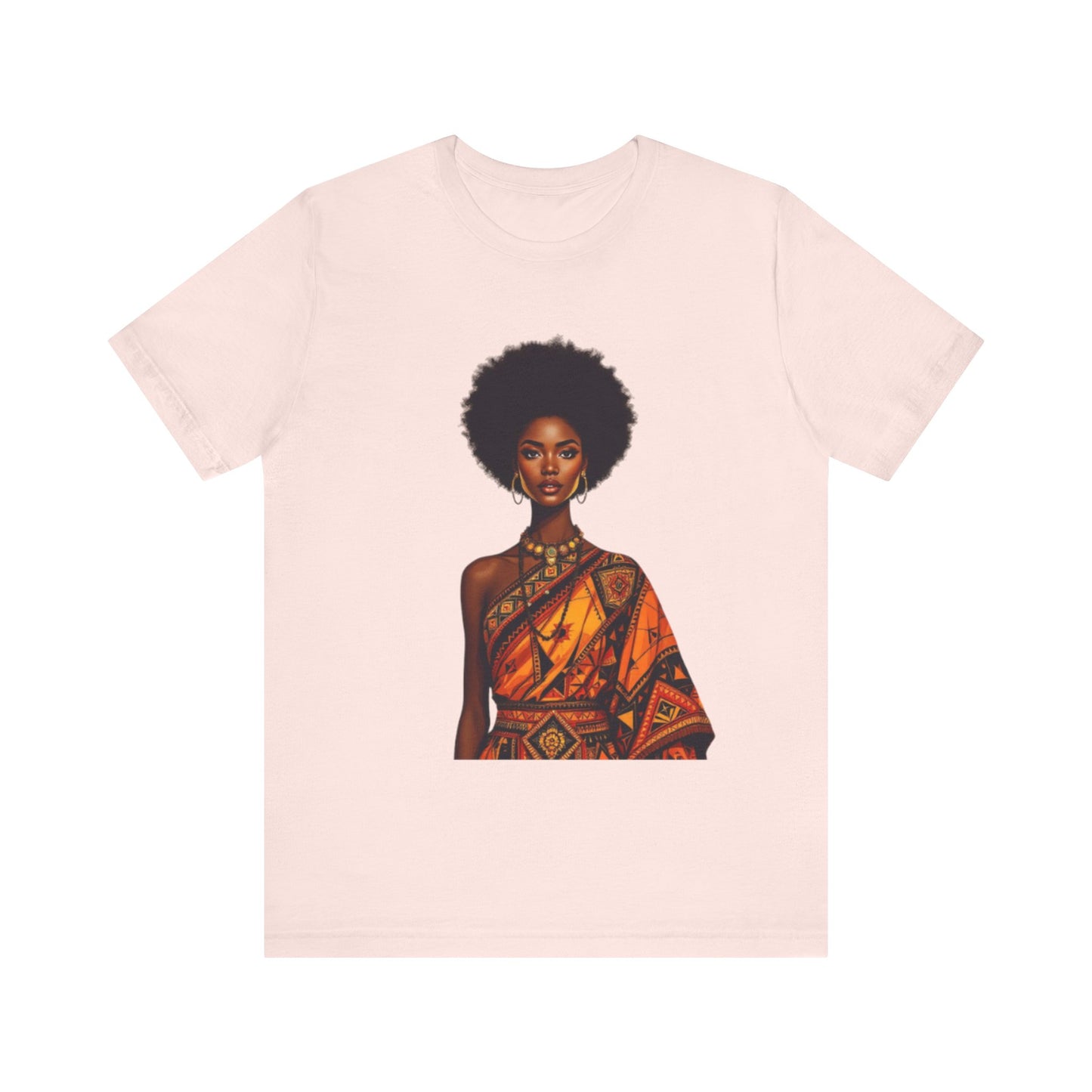 Roots of Pride: Afro Beauty in Tradition – Unisex Jersey Tee