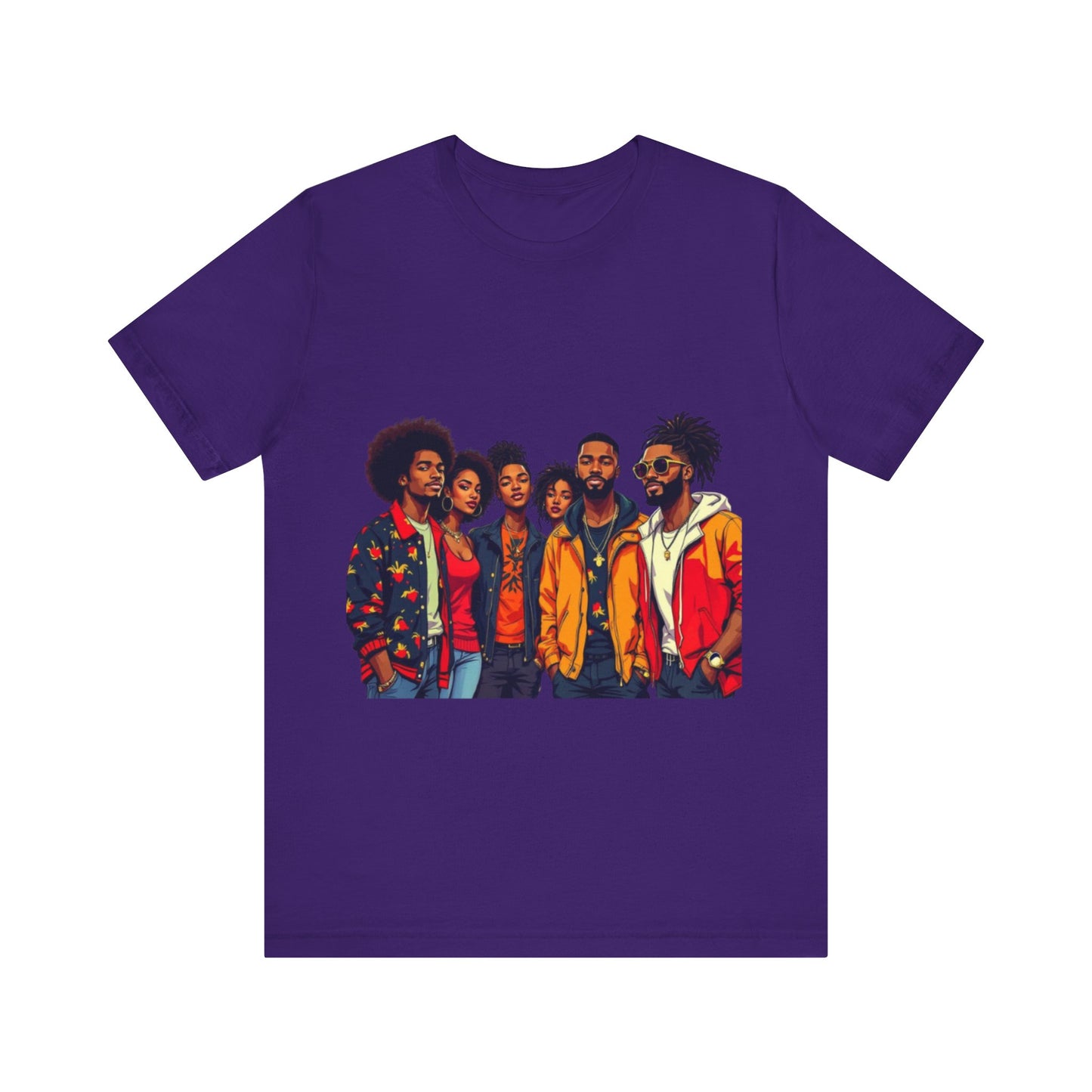 Cultural Fusion: African Textiles Meet Modern Style – Unisex Jersey Tee