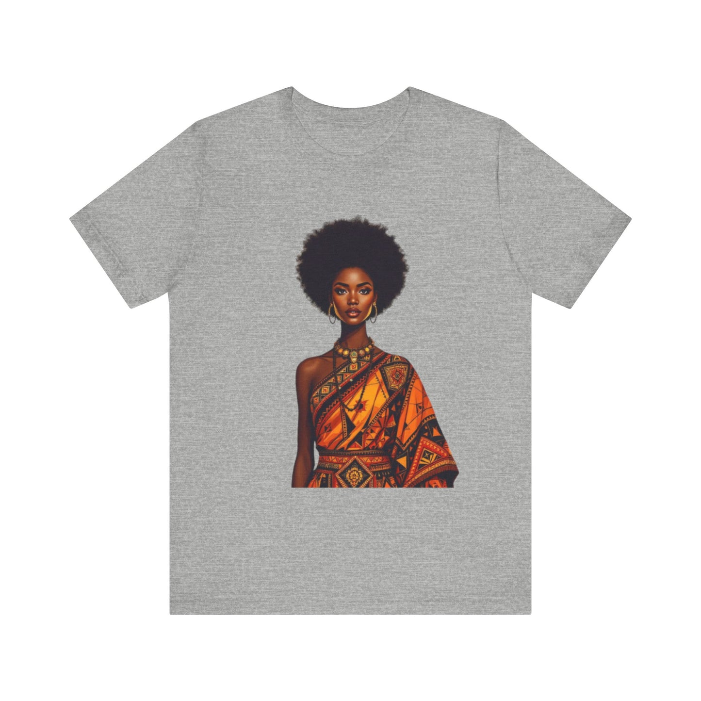 Roots of Pride: Afro Beauty in Tradition – Unisex Jersey Tee